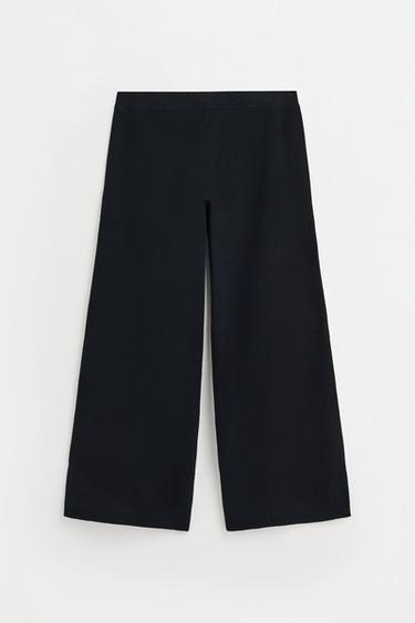 Knit culottes — BLACK 6