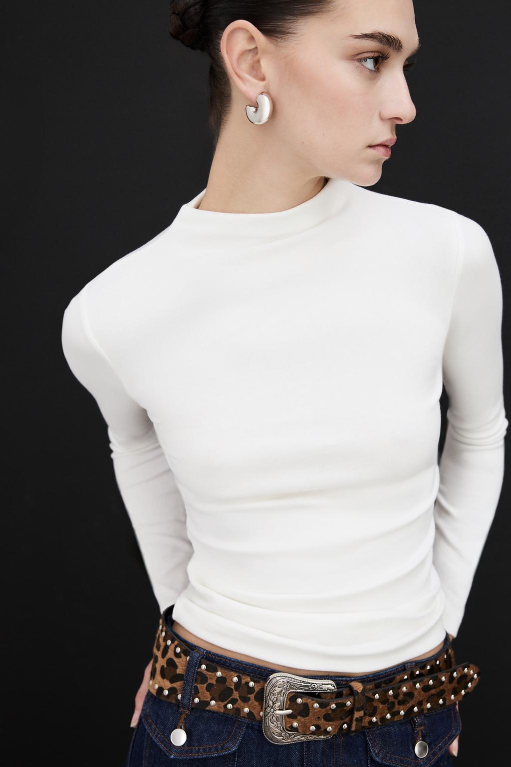 Camiseta cuello perkins