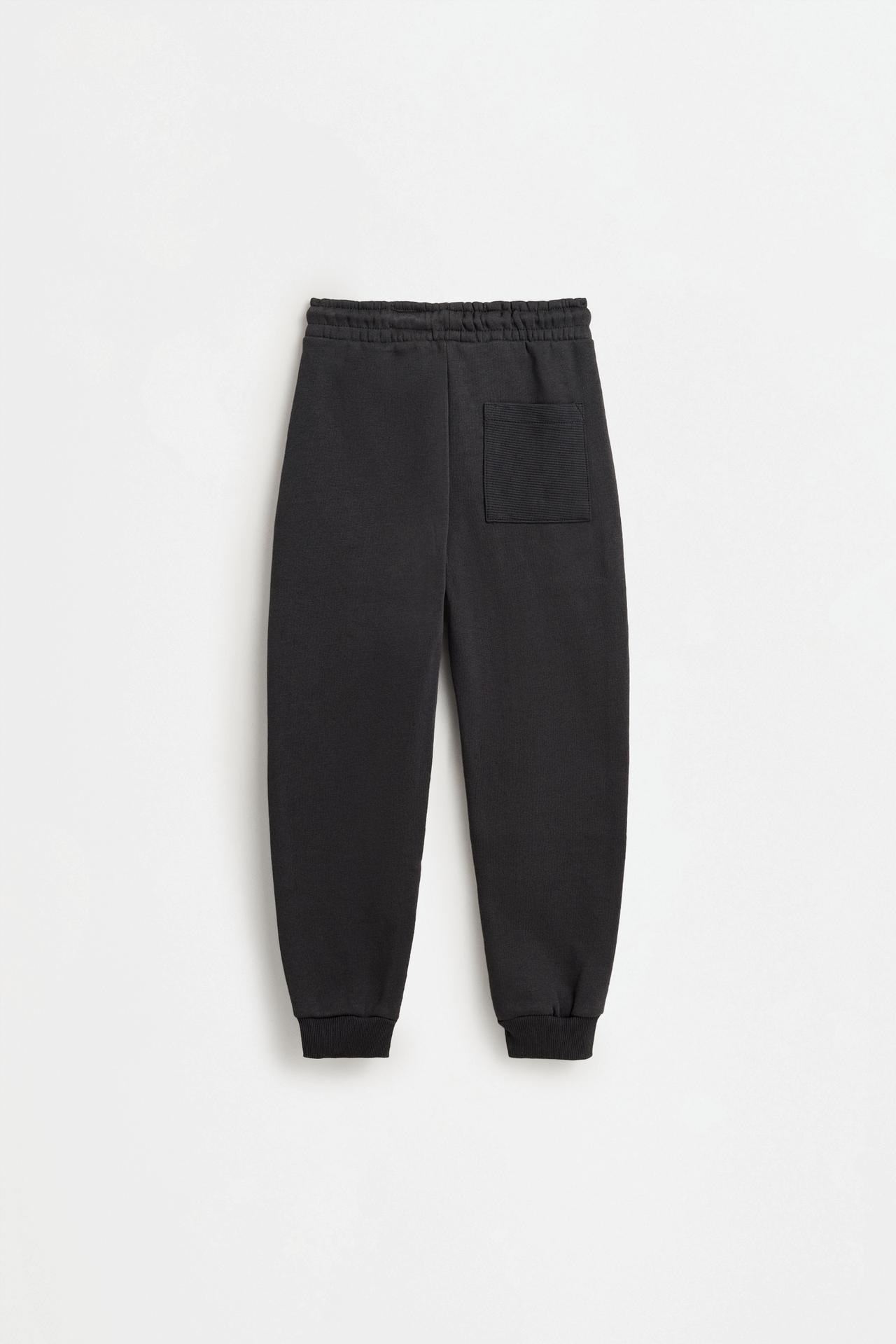 Ottoman plush joggers — DARK ANTHRACITE GREY