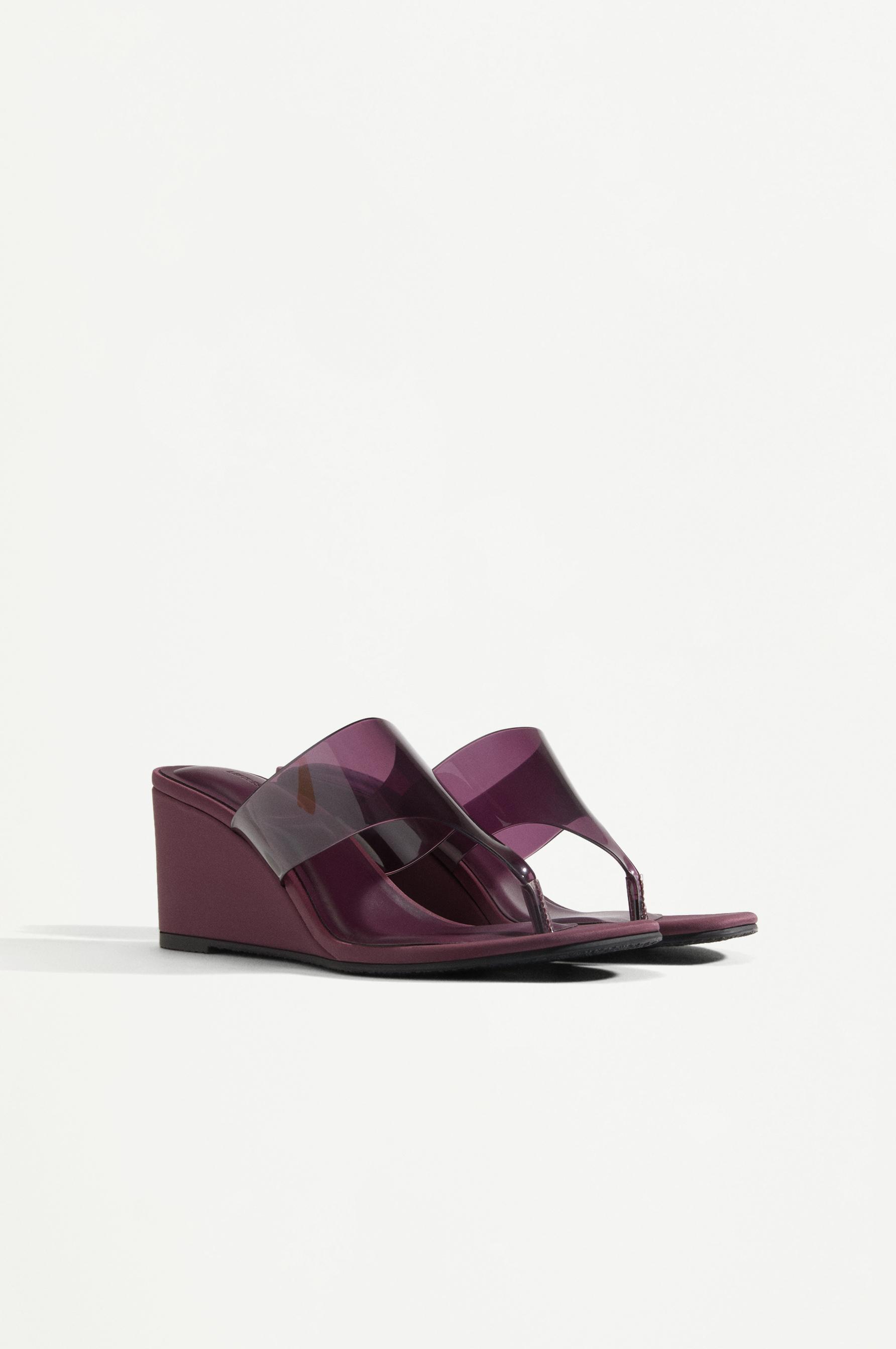 Vinyl platform sandals — MULBERRY