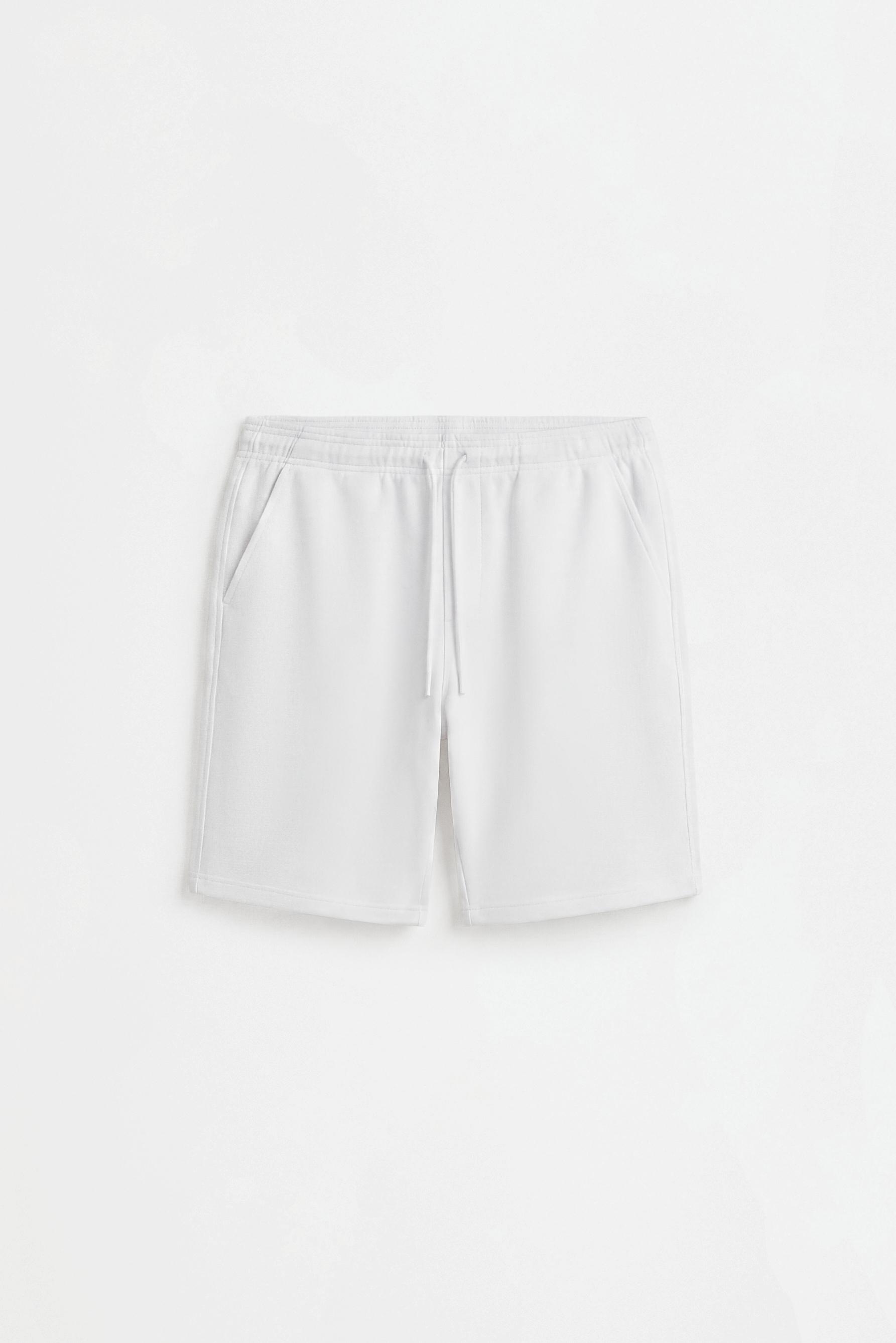 Jogger Bermuda shorts — WHITE