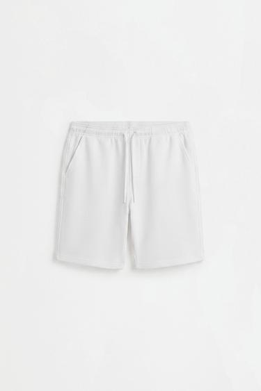 Jogger Bermuda shorts — WHITE 6
