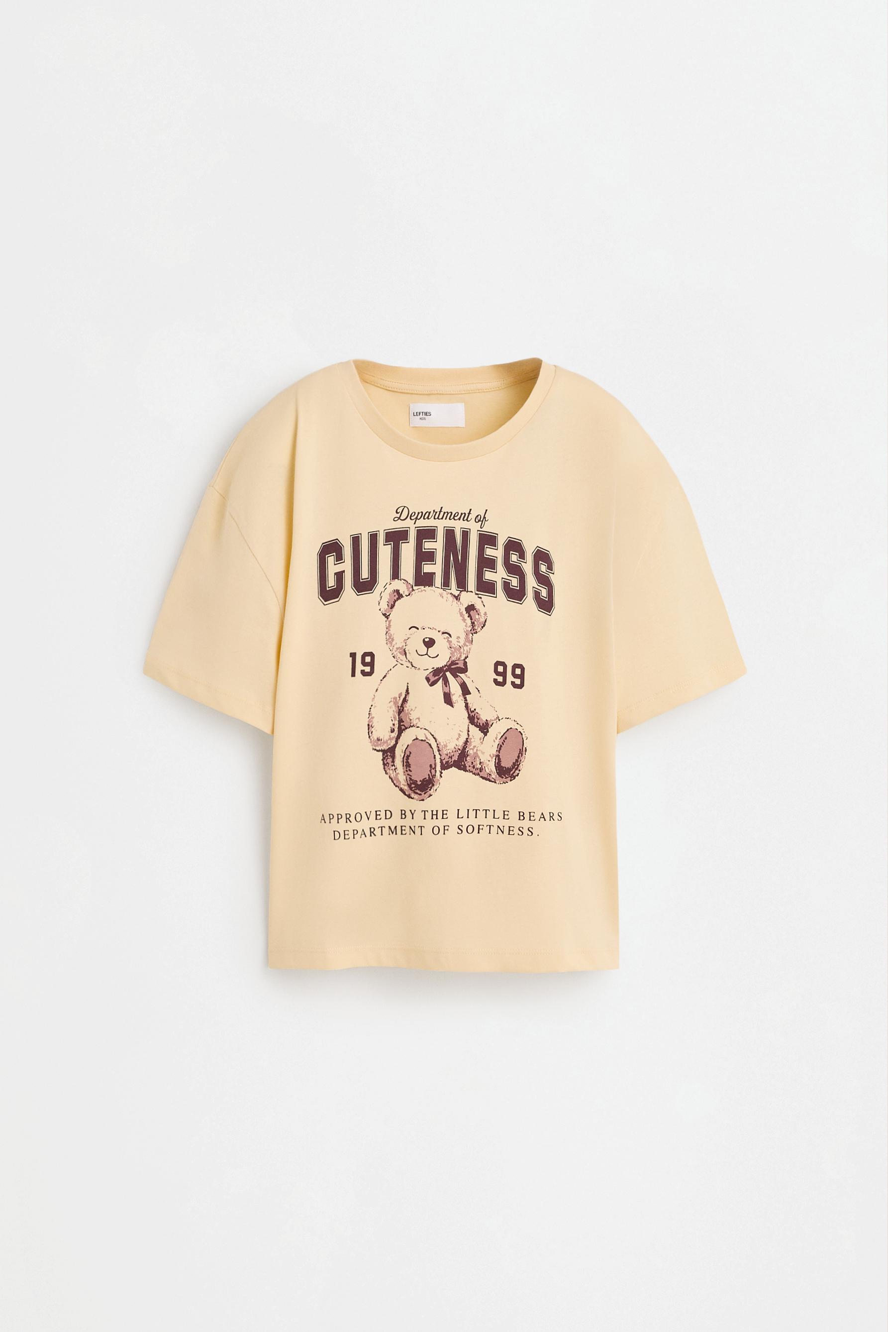 Printed T-shirt — VANILLA
