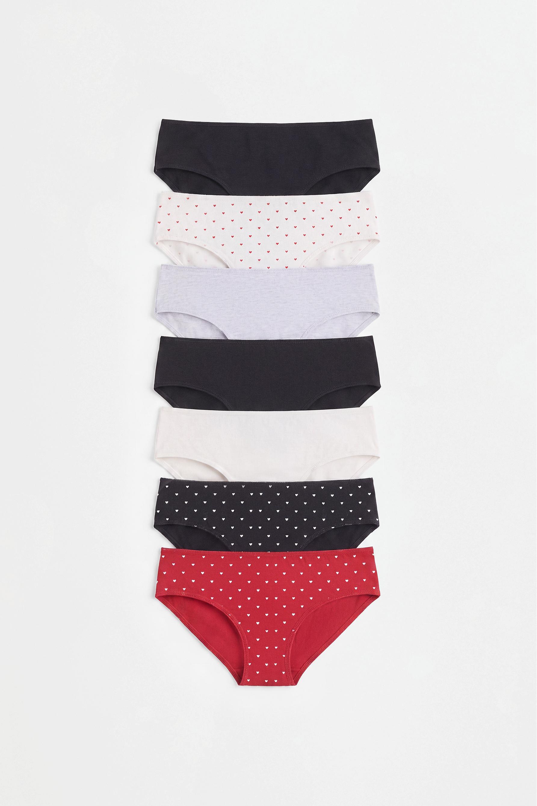 Pack of 7 classic cotton briefs — RED