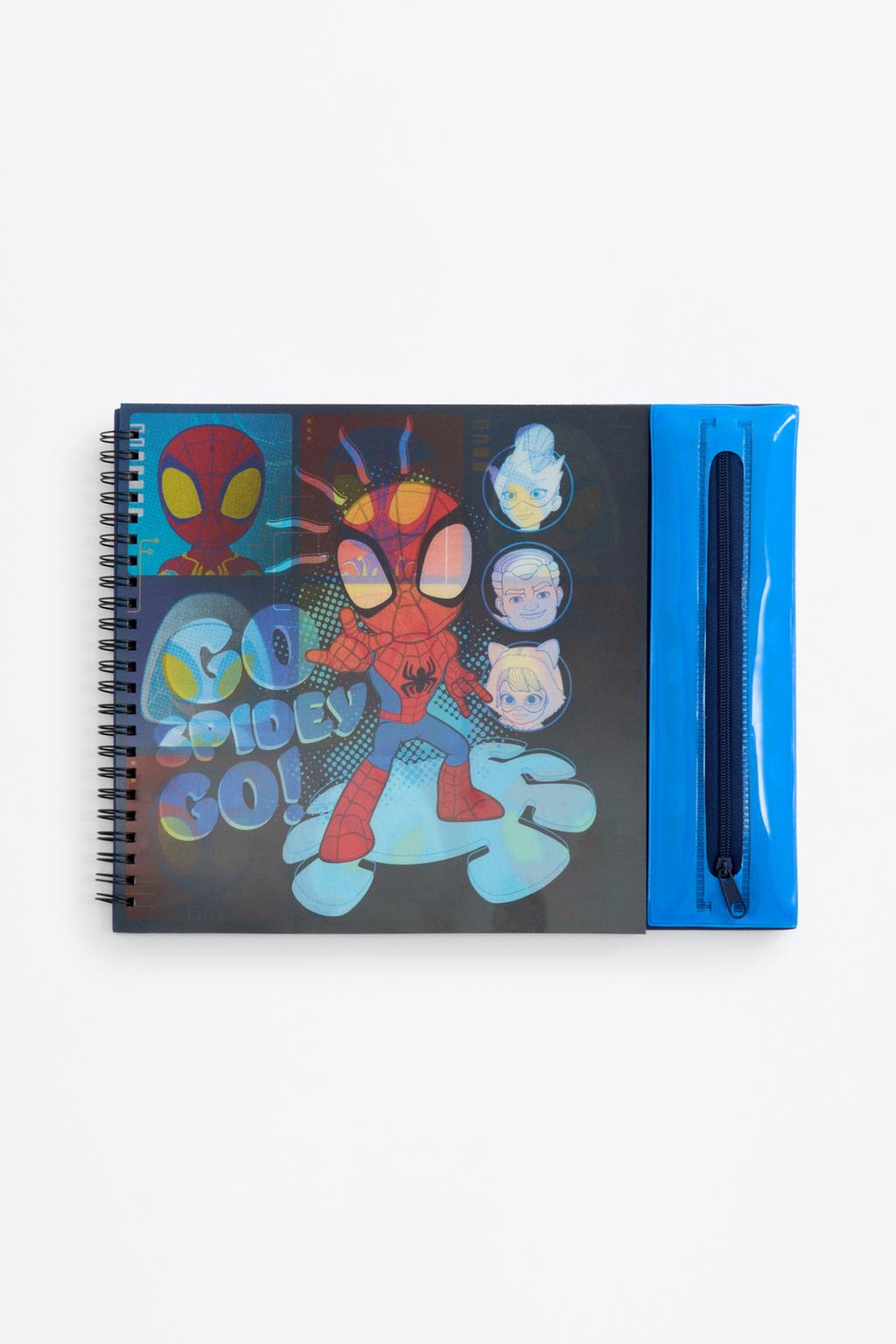 Set Spidey ©Marvel libreta y estuche holográfica