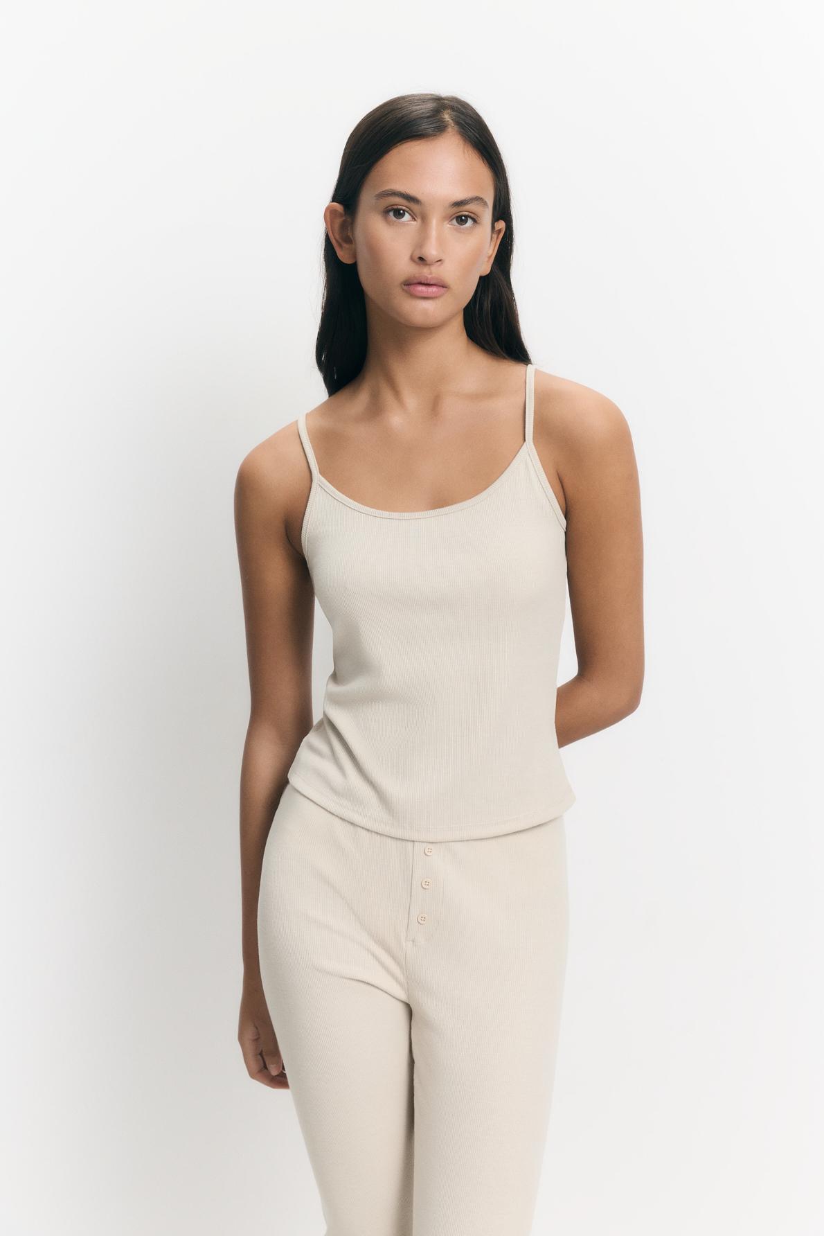 Camiseta pijama canalé