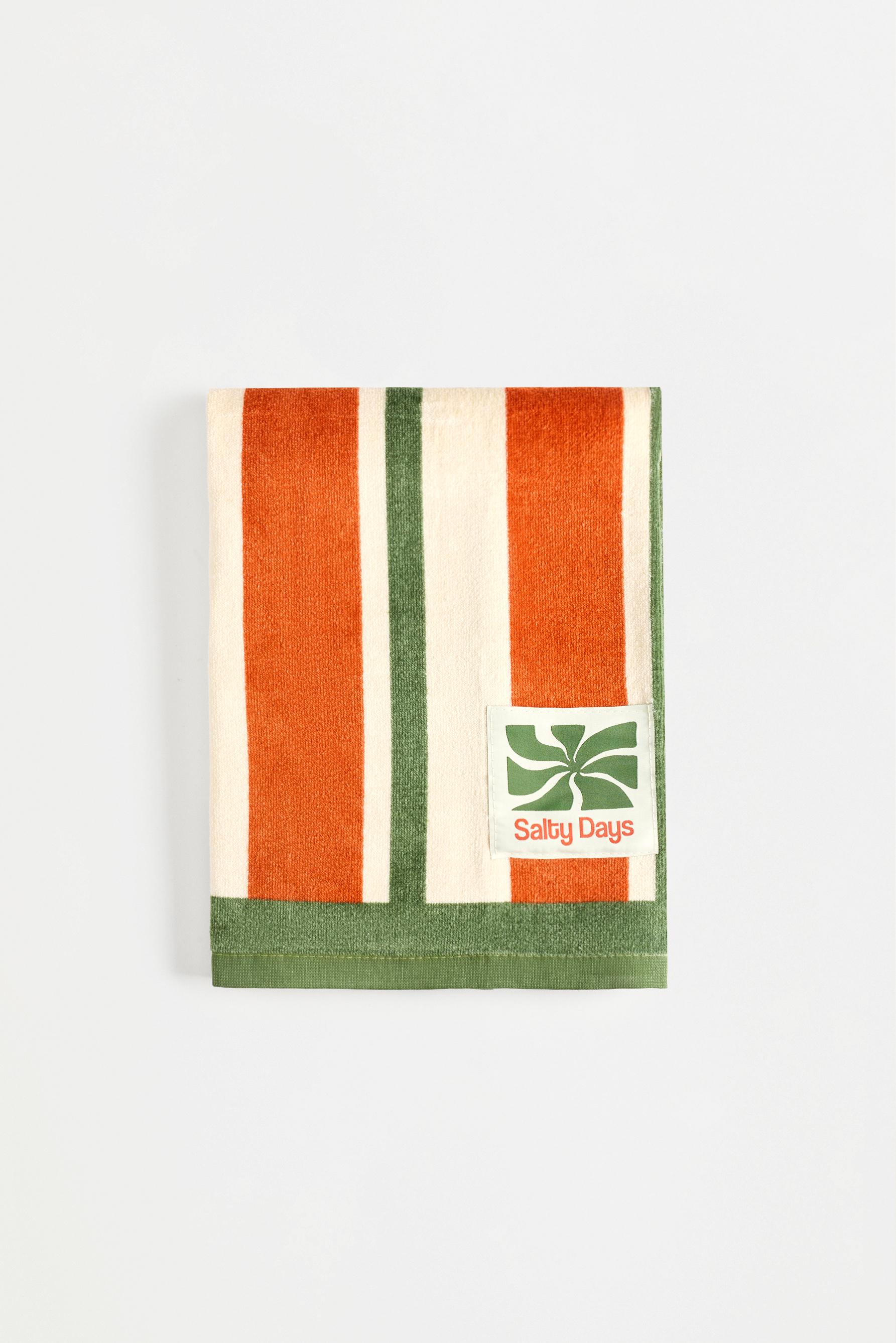 Striped towel — ECRU