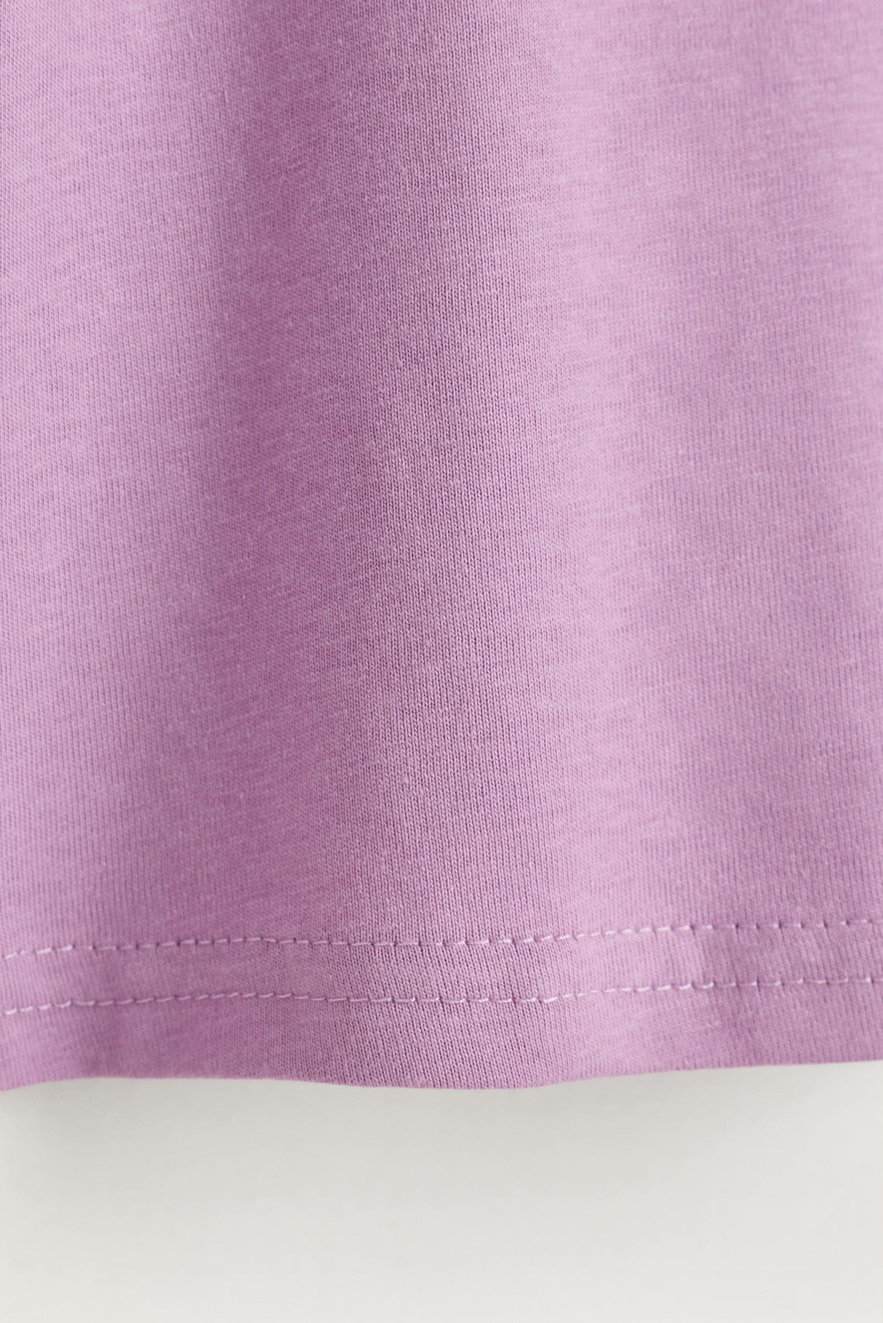 4-pack of plain T-shirts — PURPLE