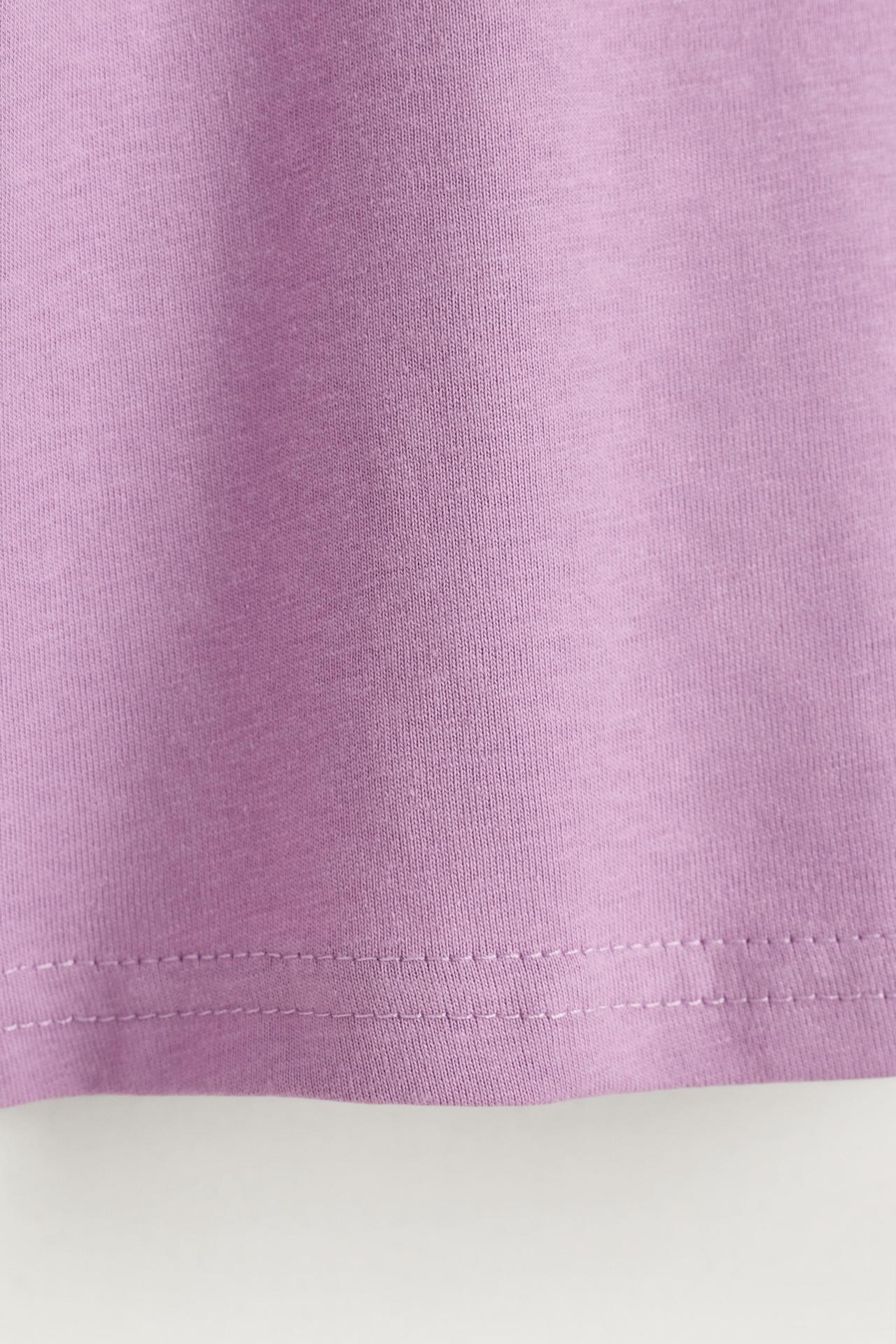 4-pack of plain T-shirts — PURPLE