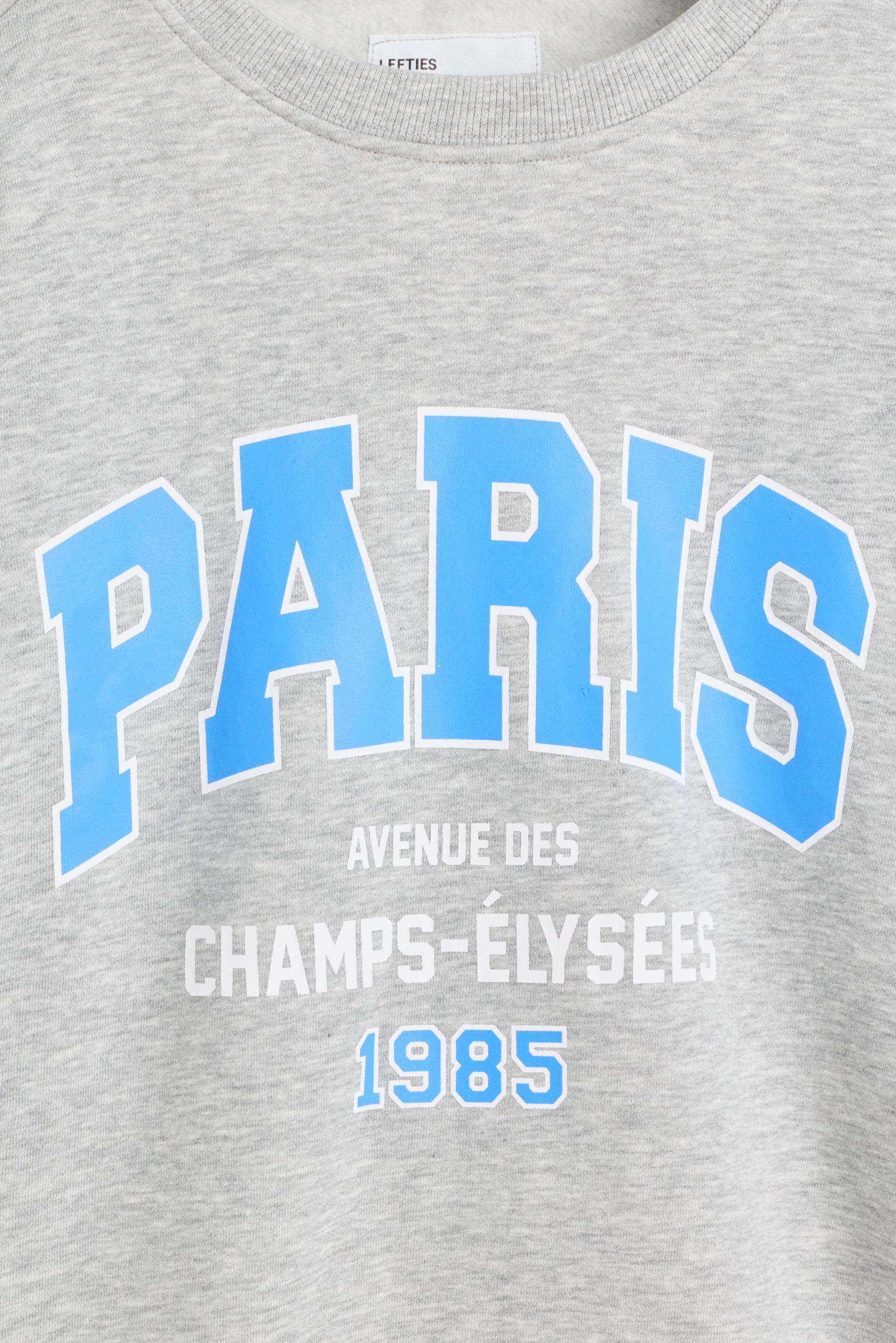 Printed sweatshirt — GREY MARL