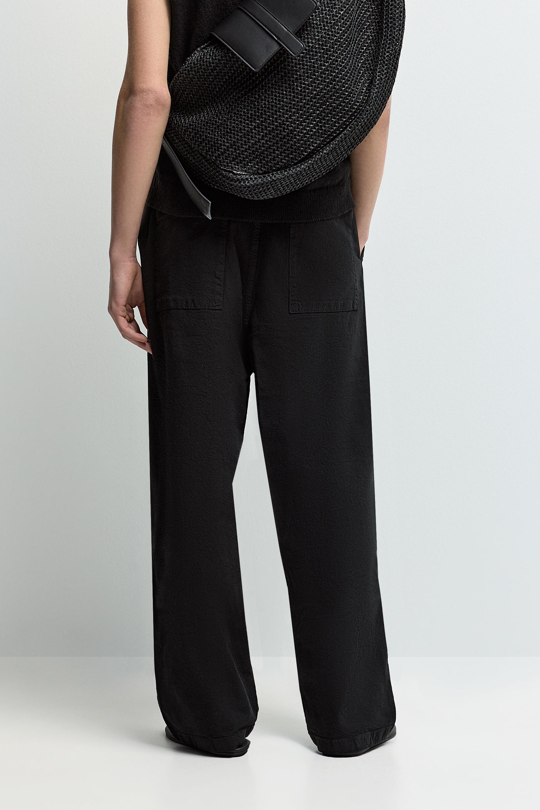 Rustic joggers — BLACK