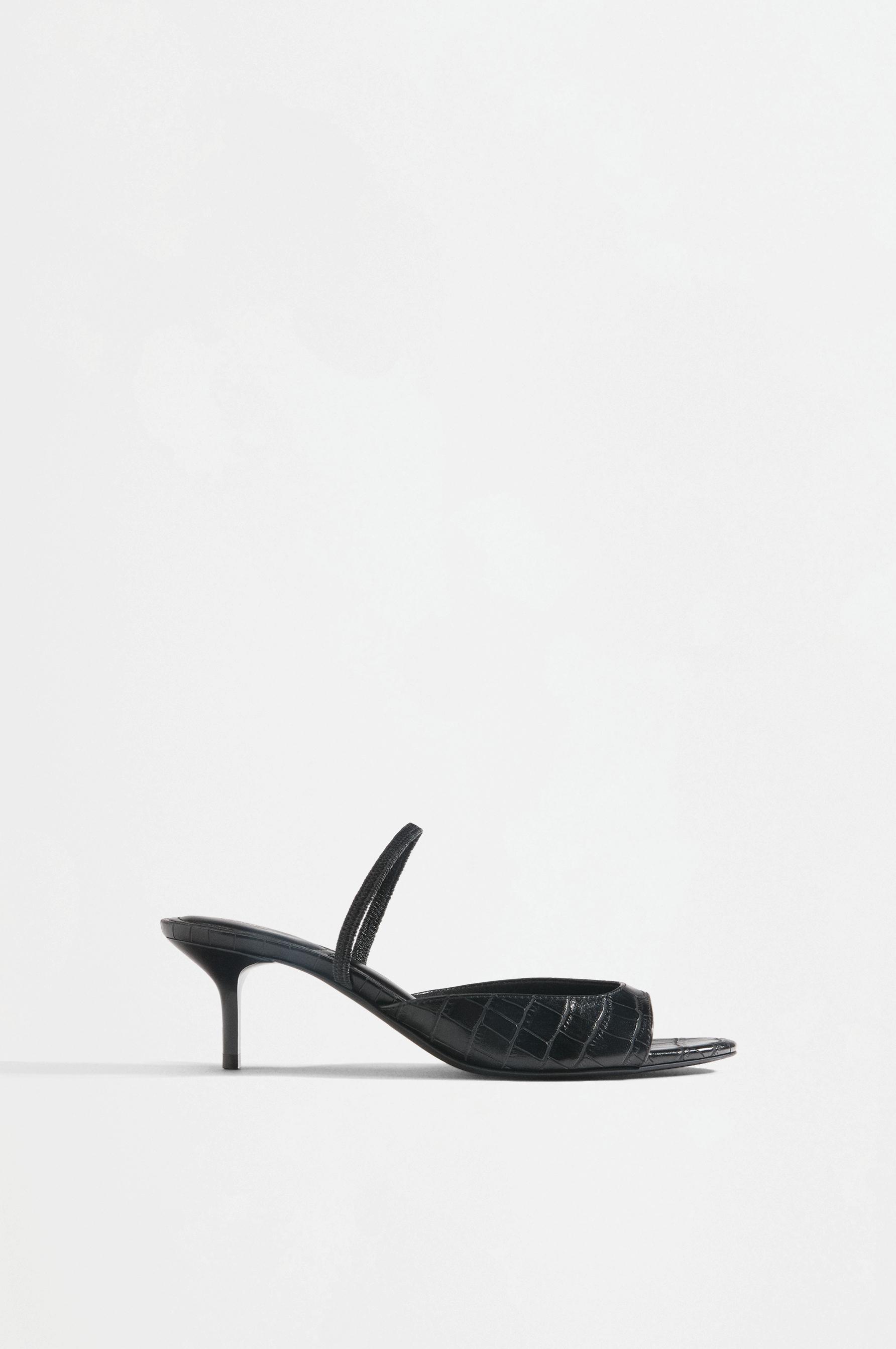 Minimalist sandals — BLACK