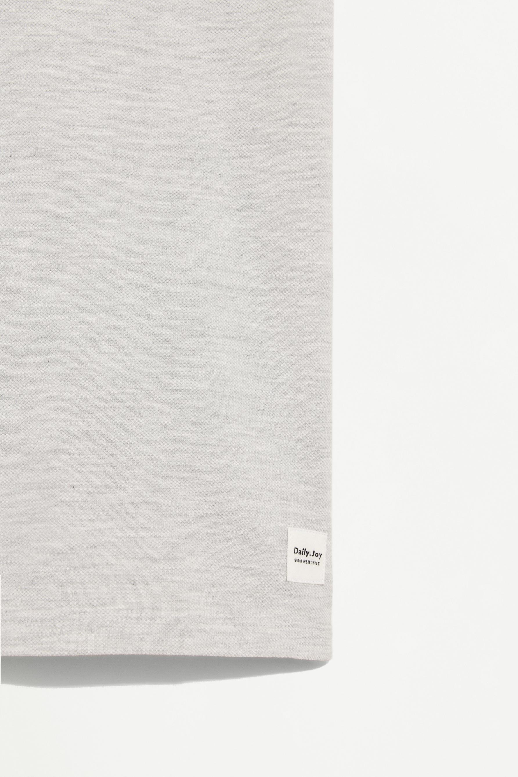 Basic polo shirt — GREY MARL
