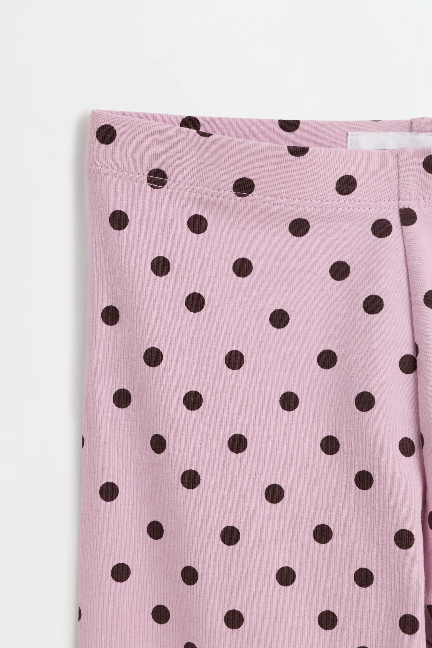 2-pack of contrast leggings — PALE MAUVE