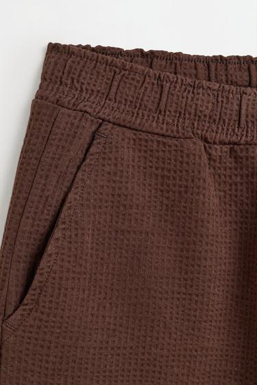 Seersucker Bermuda shorts — CHOCOLATE 7