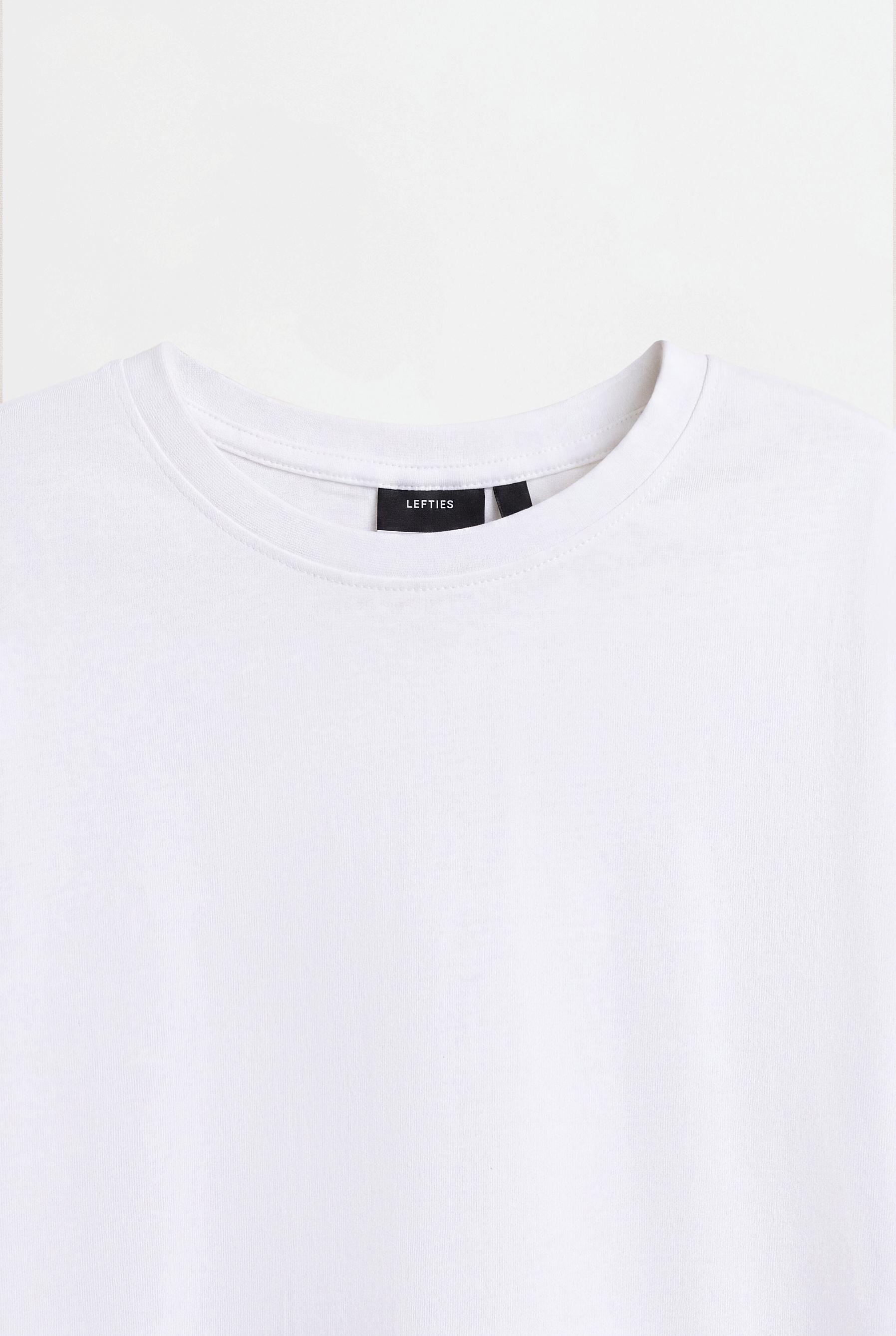 Basic long sleeve T-shirt — WHITE