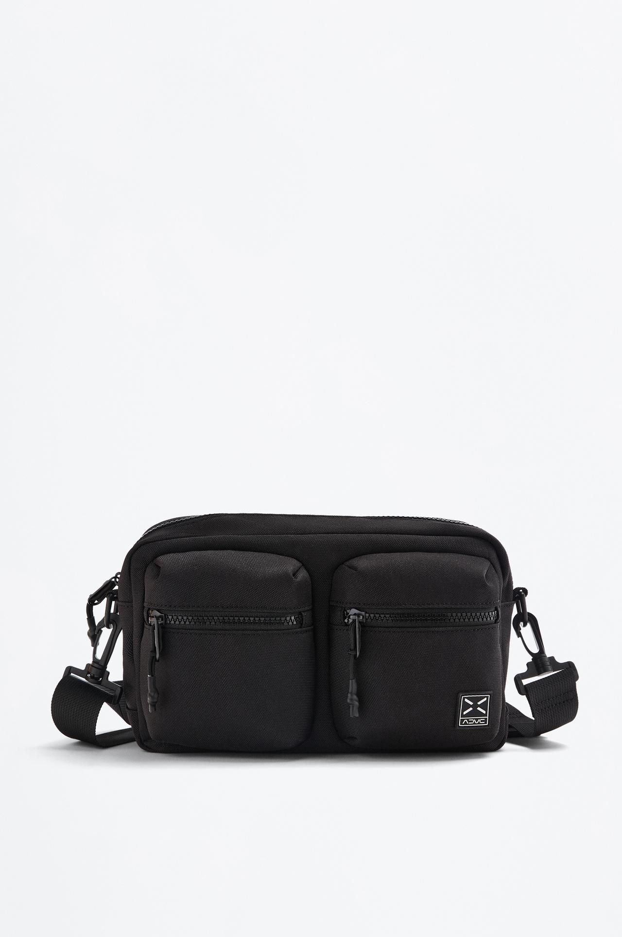 ADVC basic crossbody bag — BLACK