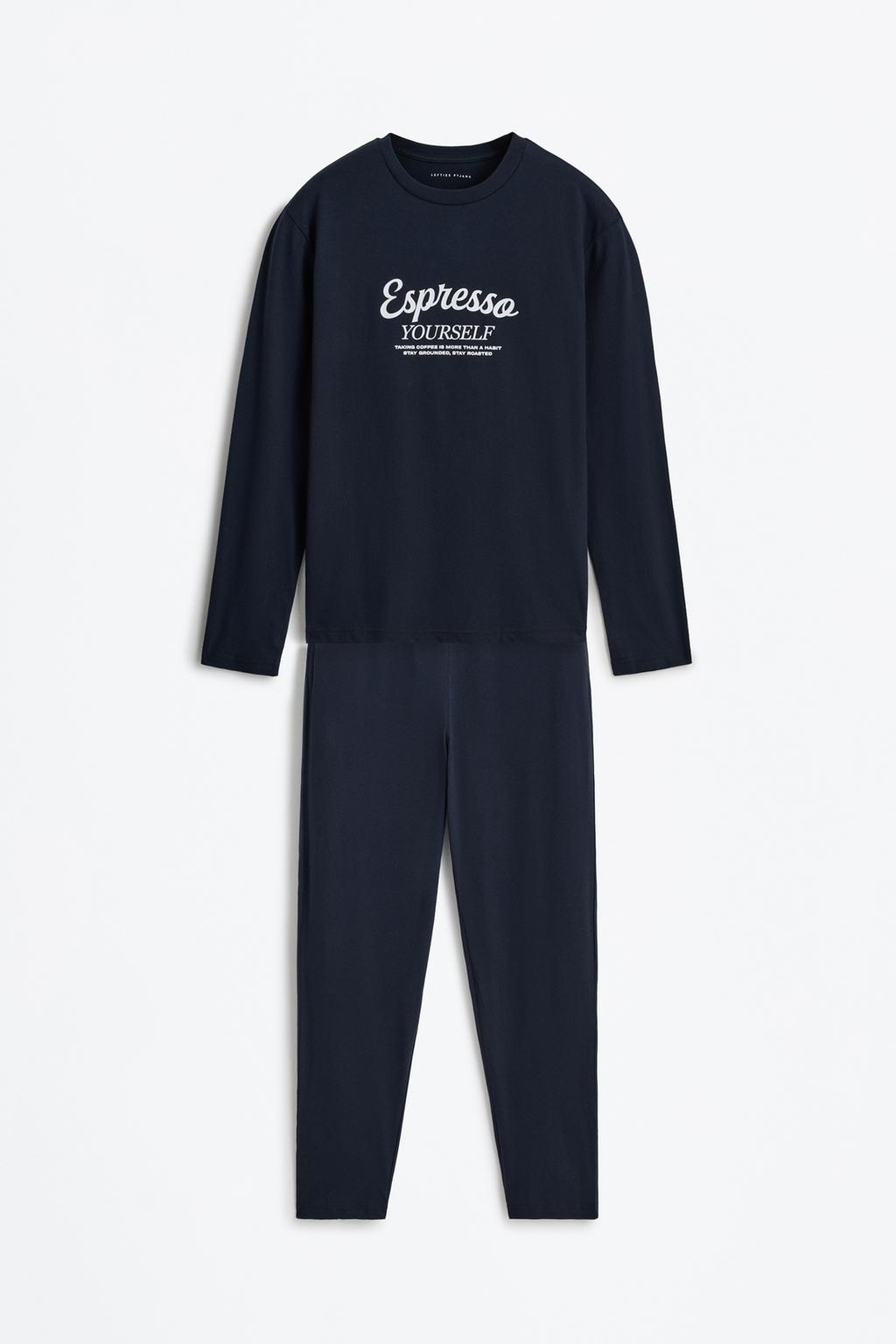Pijama comprido estampado