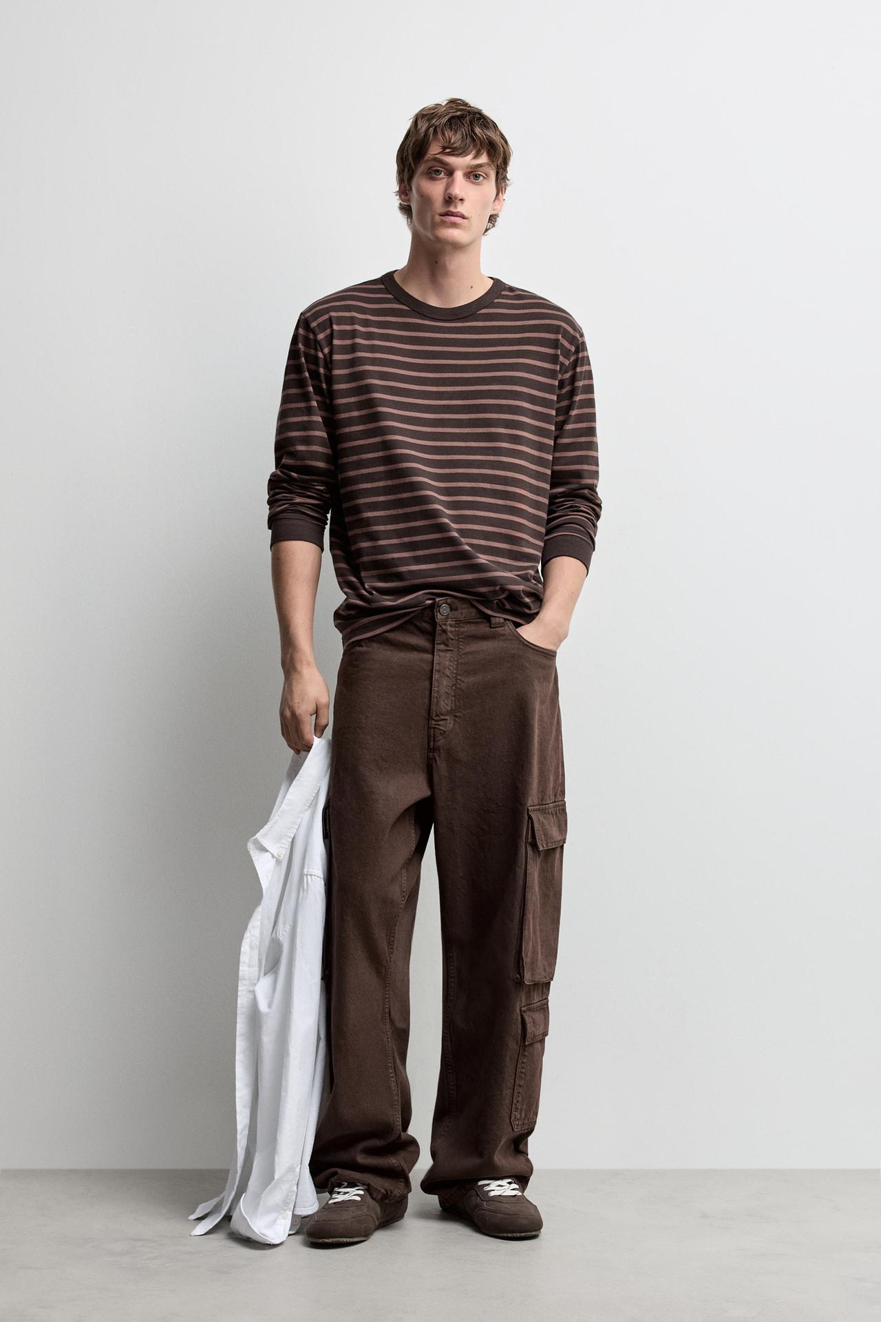 Multipocket baggy jeans — CHOCOLATE