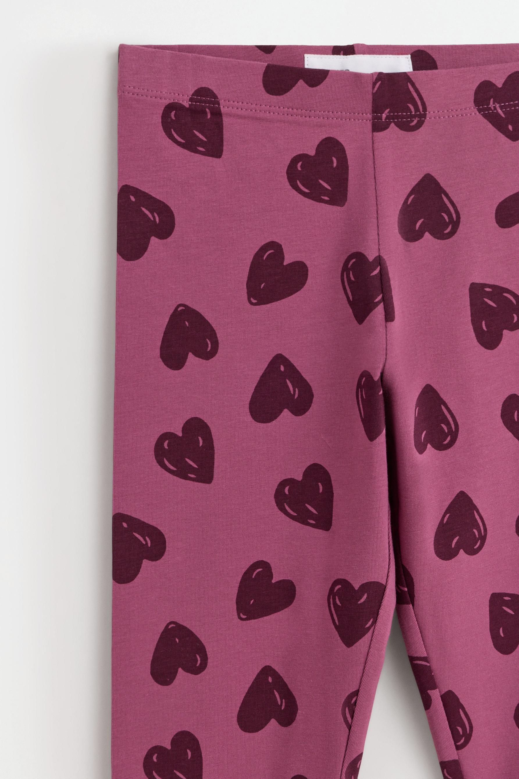 2-pack of contrast leggings — PURPLE