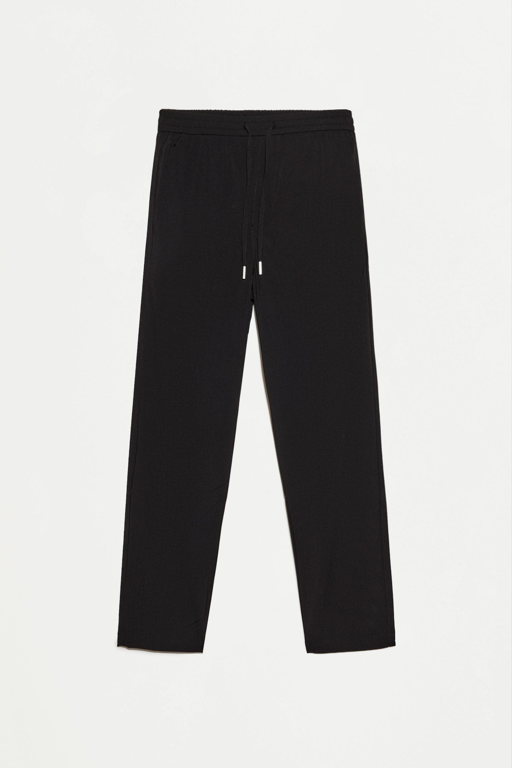 Tailored jogger trousers — BLACK