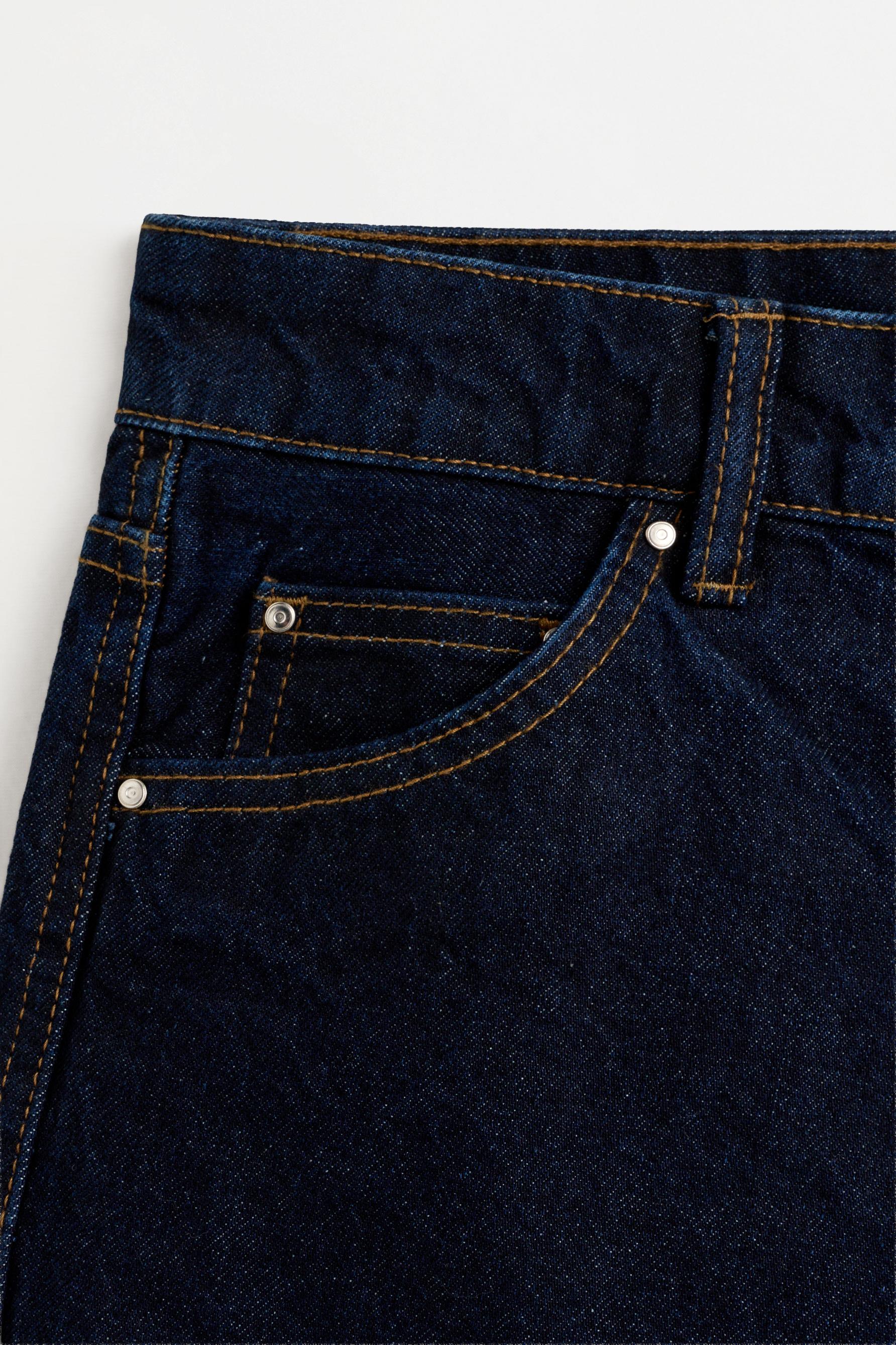 Denim shorts — NAVY