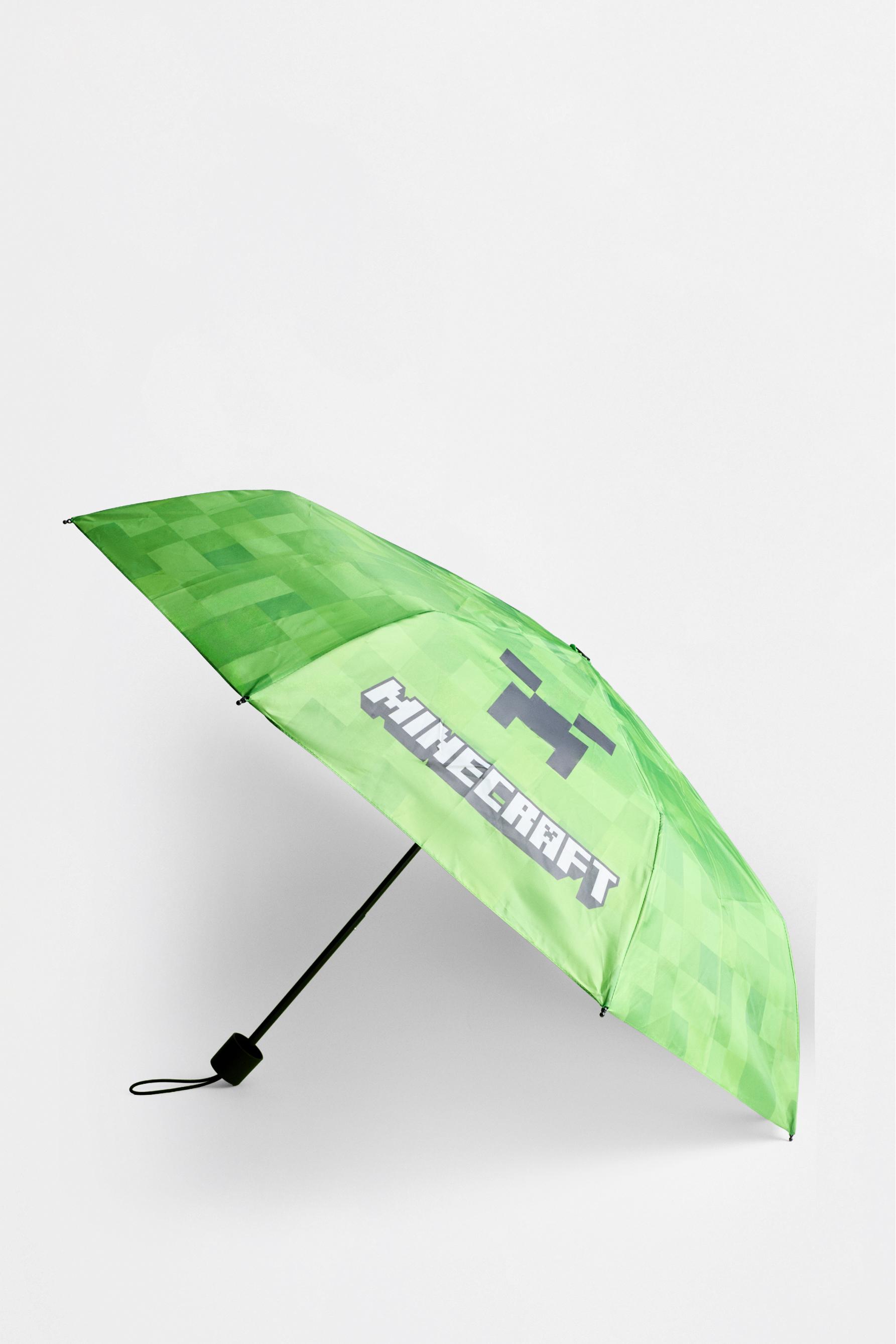 Minecraft folding umbrella — GREEN