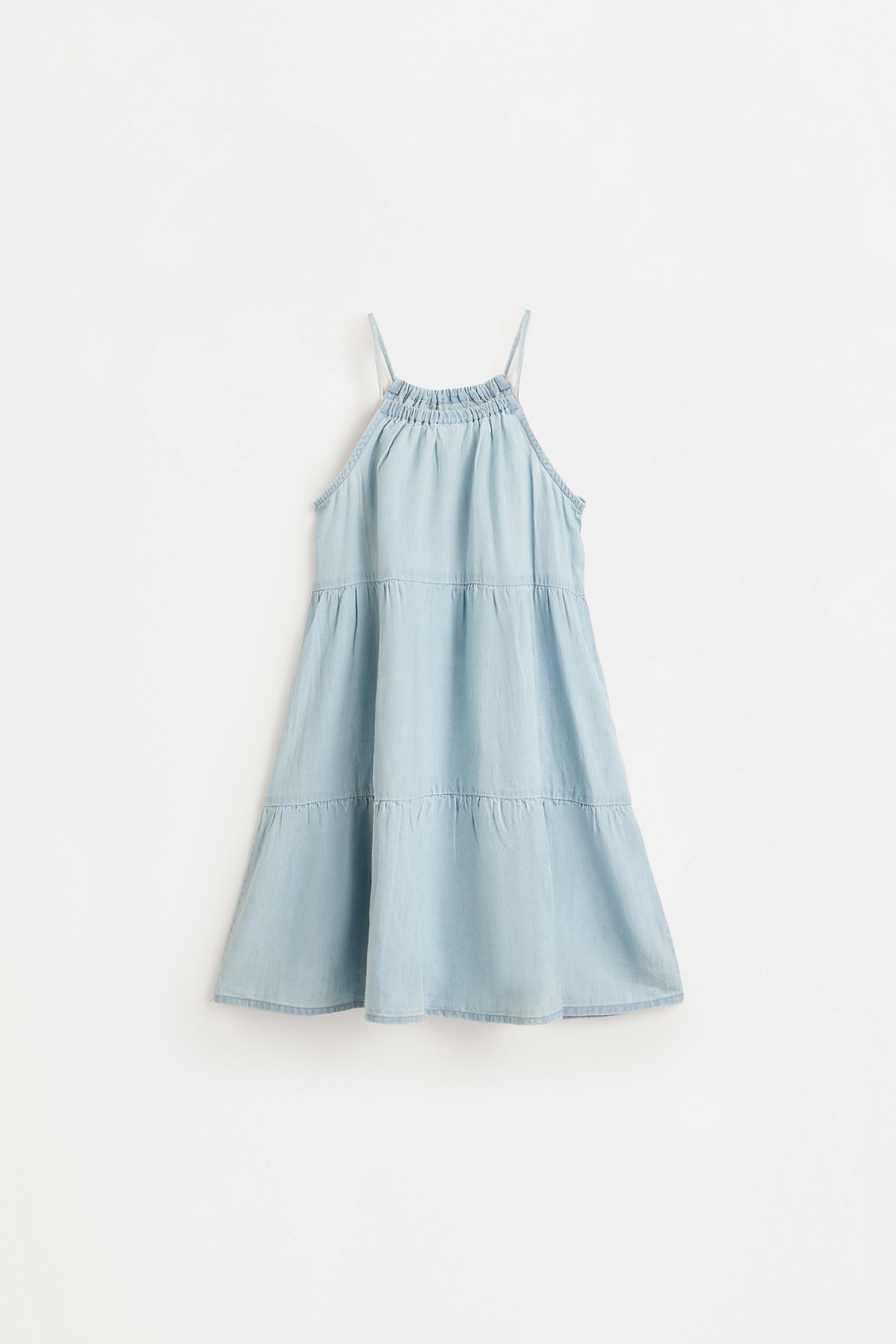 Lightweight denim dress — FADED BLUE