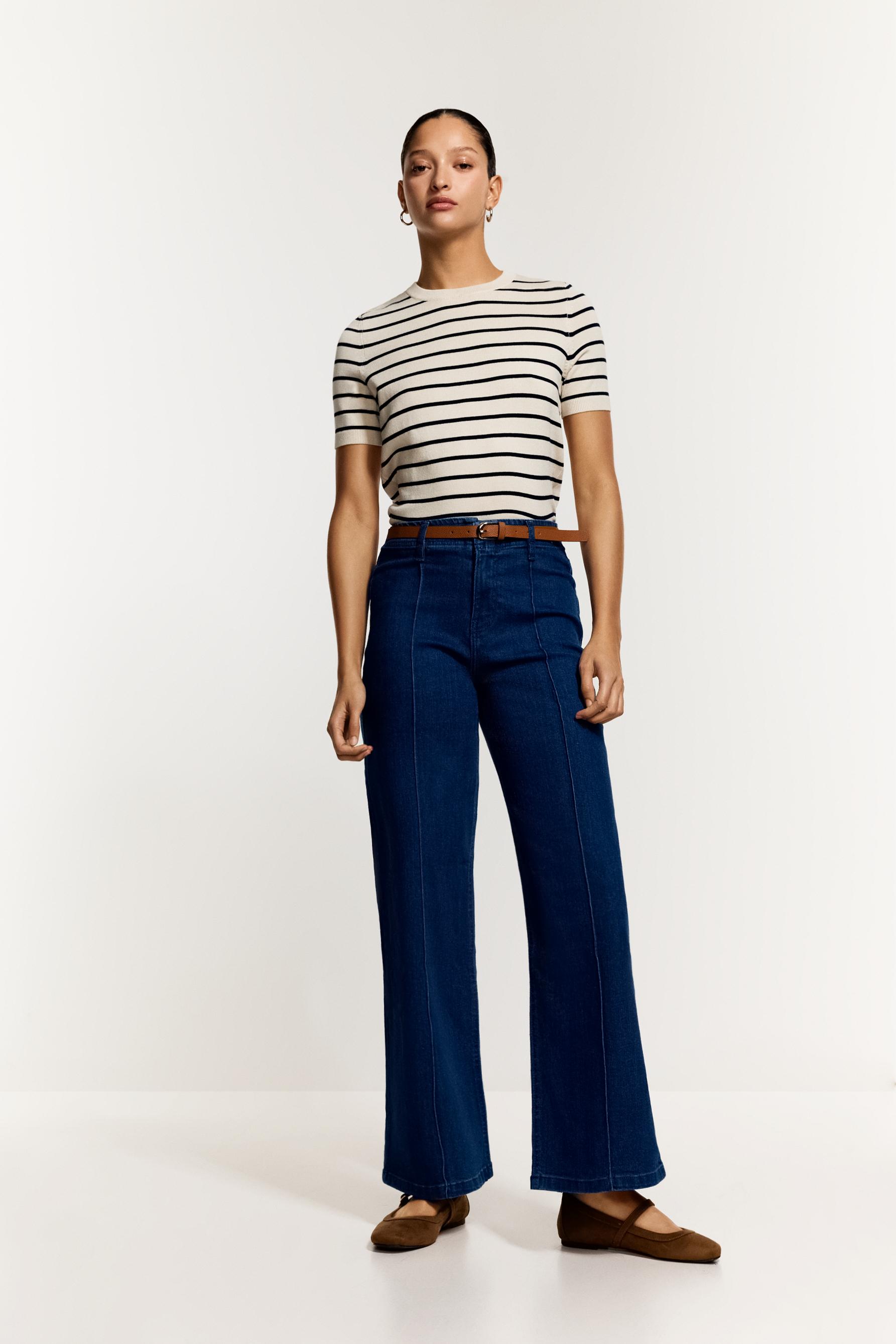 Jeans straight nervio