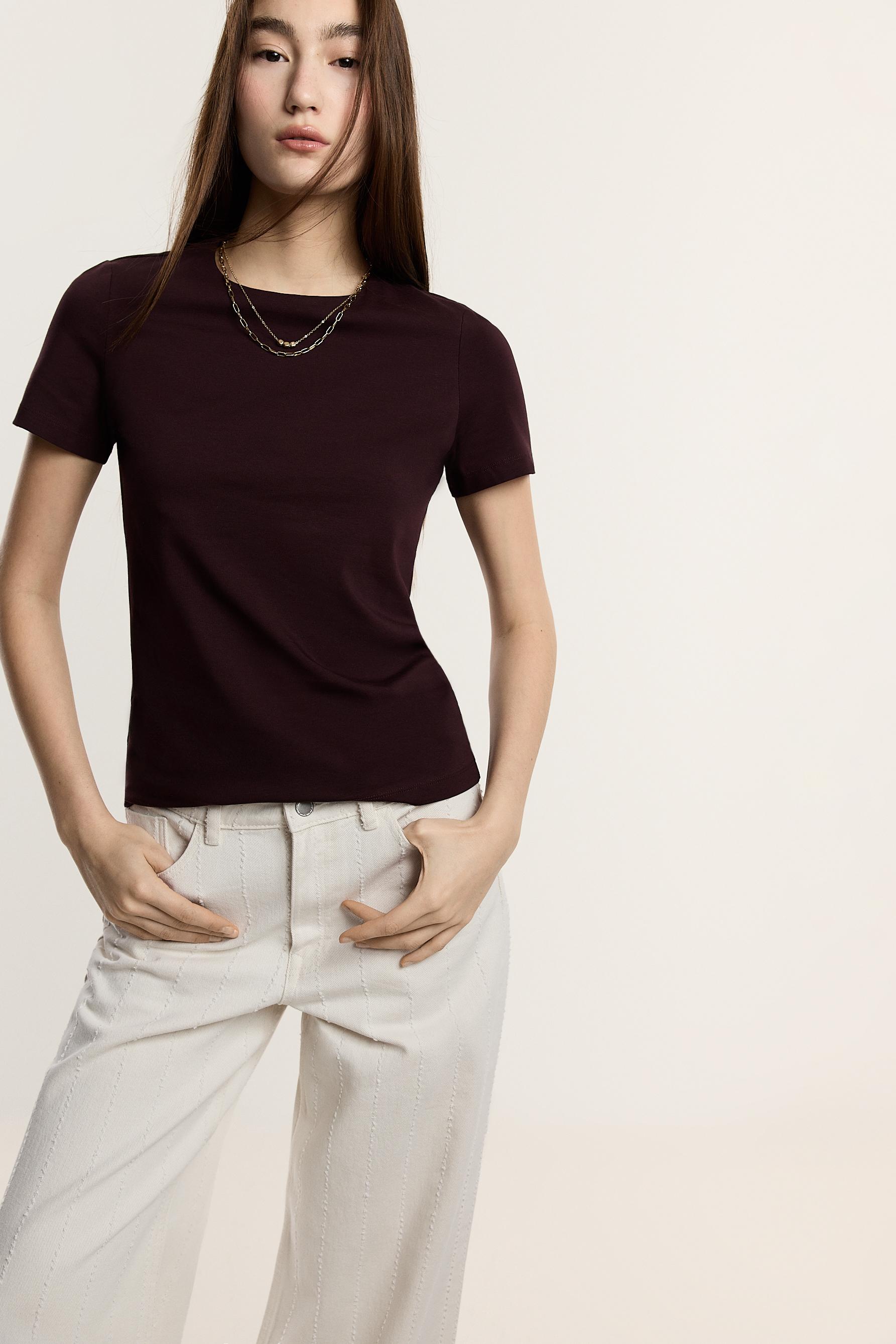 Camiseta cuello redondo