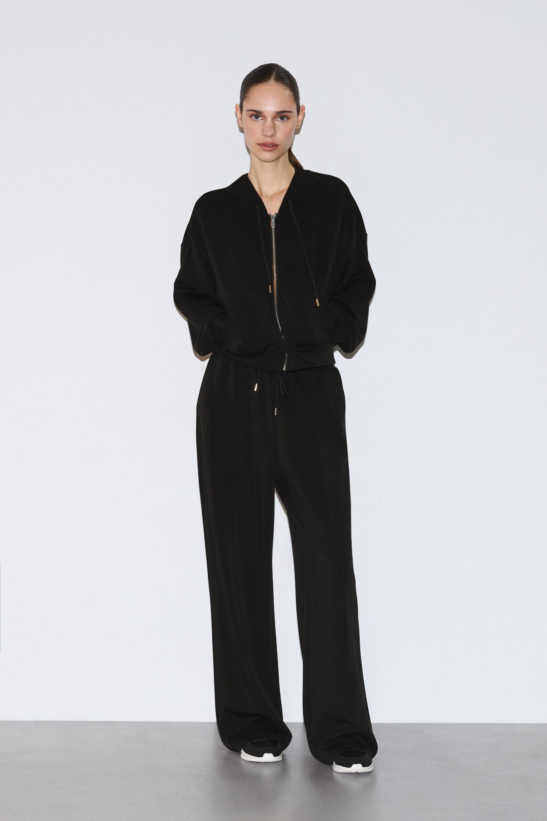 Pantalón felpa fluida