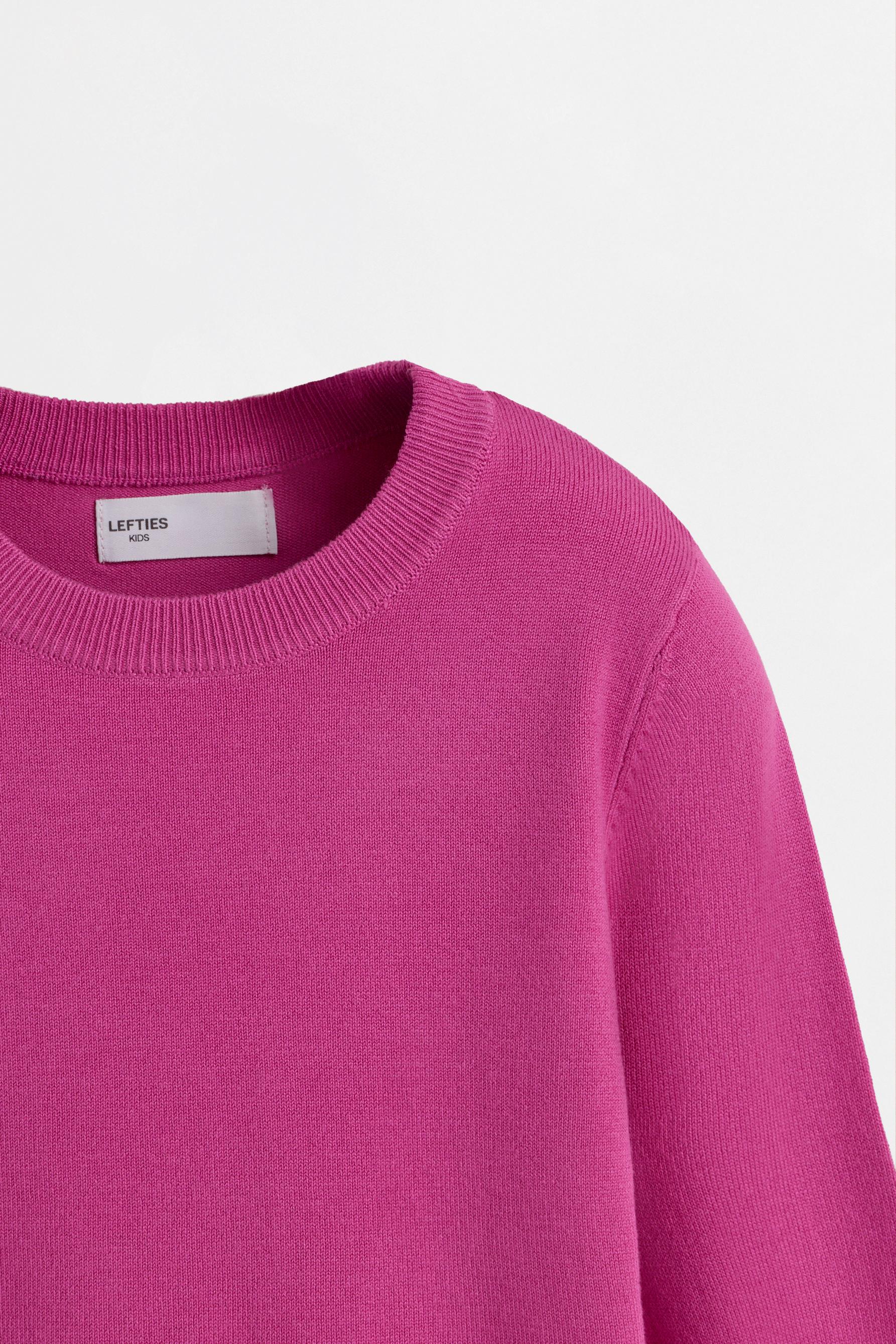 Knit sweater — FUCHSIA