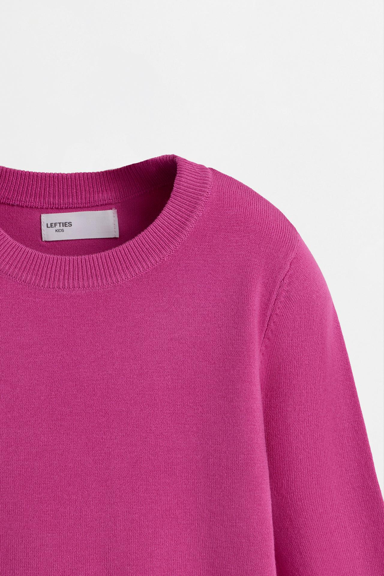 Knit sweater — FUCHSIA