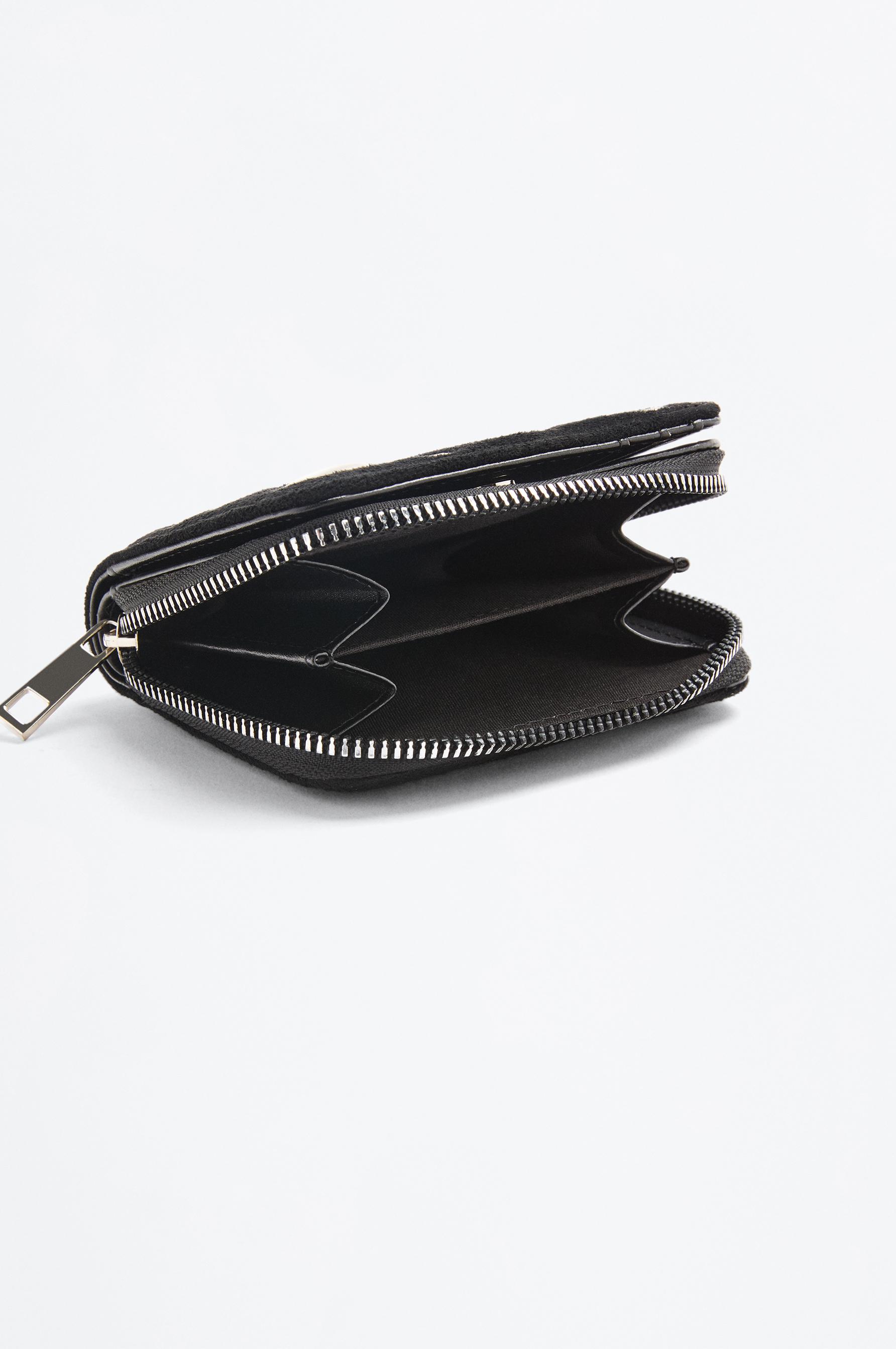 Studded wallet — BLACK