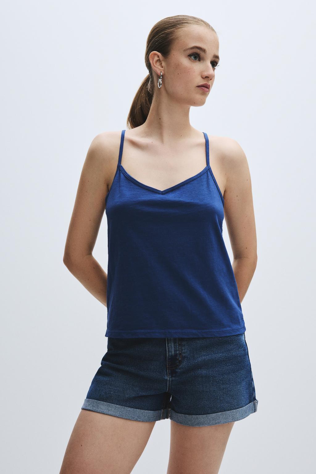 Playera tirantes cruzados