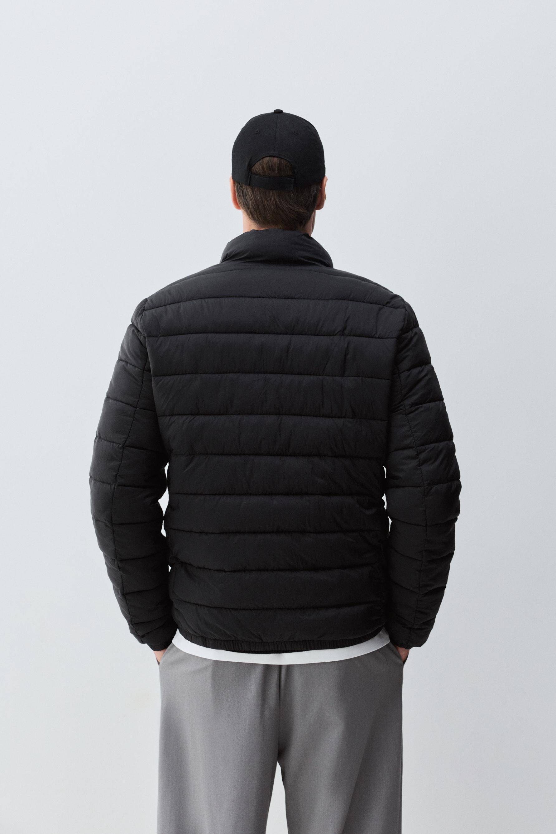 Lightweight quilted jacket — BLACK