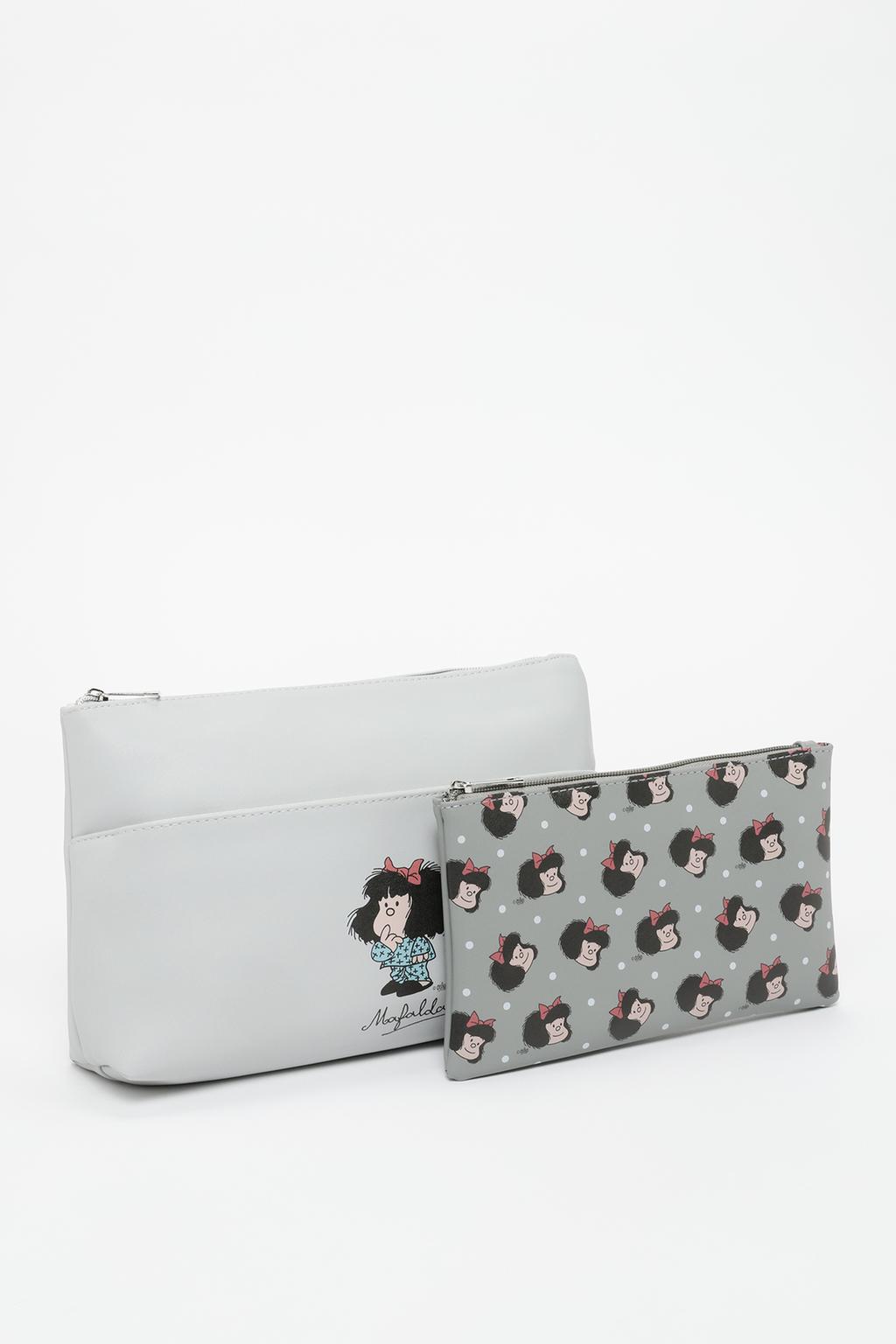 Set of 2 Mafalda toiletry bags