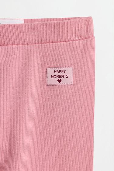 Pack of 2 ribbed leggings — DUSTY PINK 5
