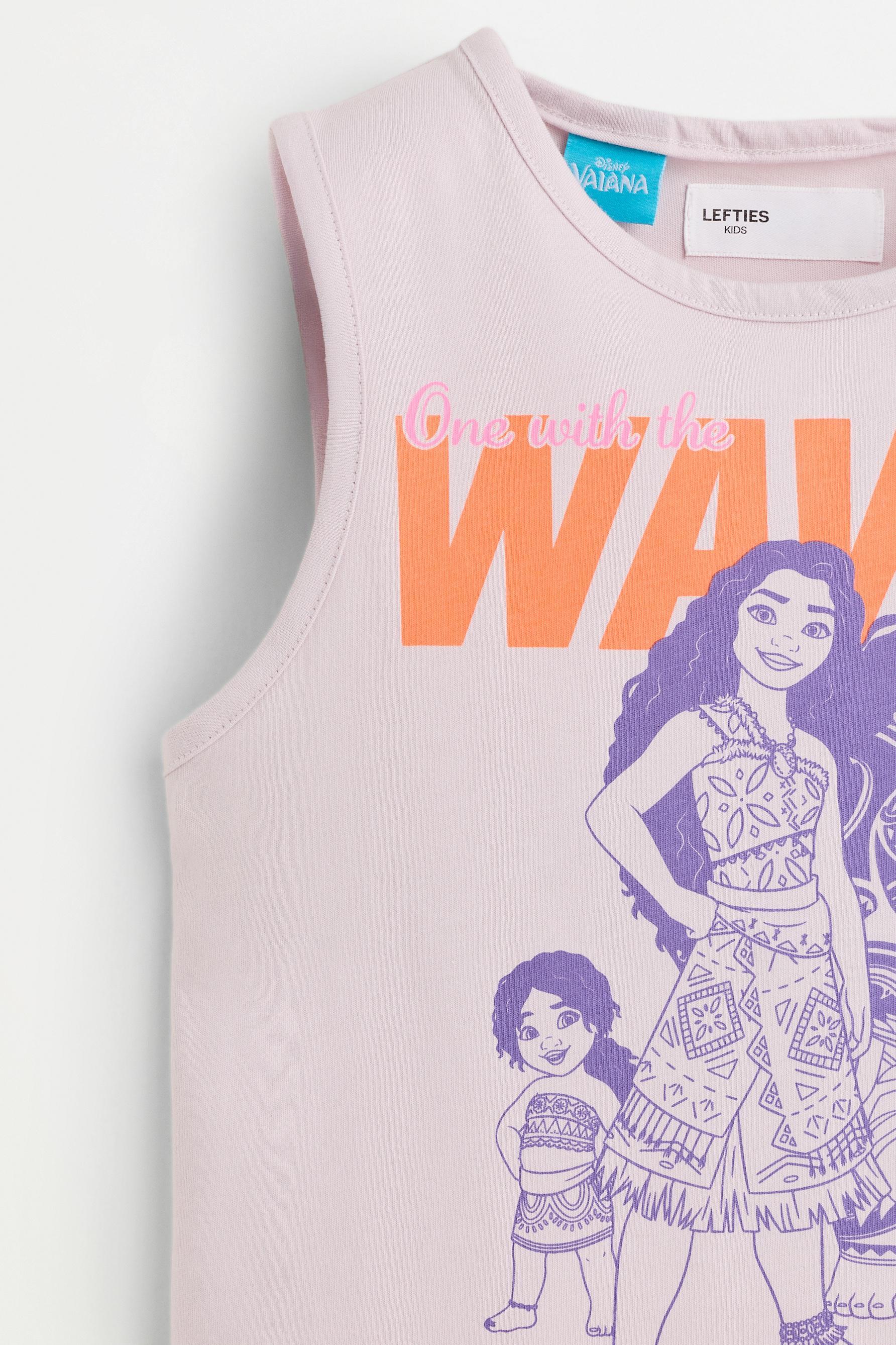 Moana ©Disney sleeveless T-shirt — LILAC