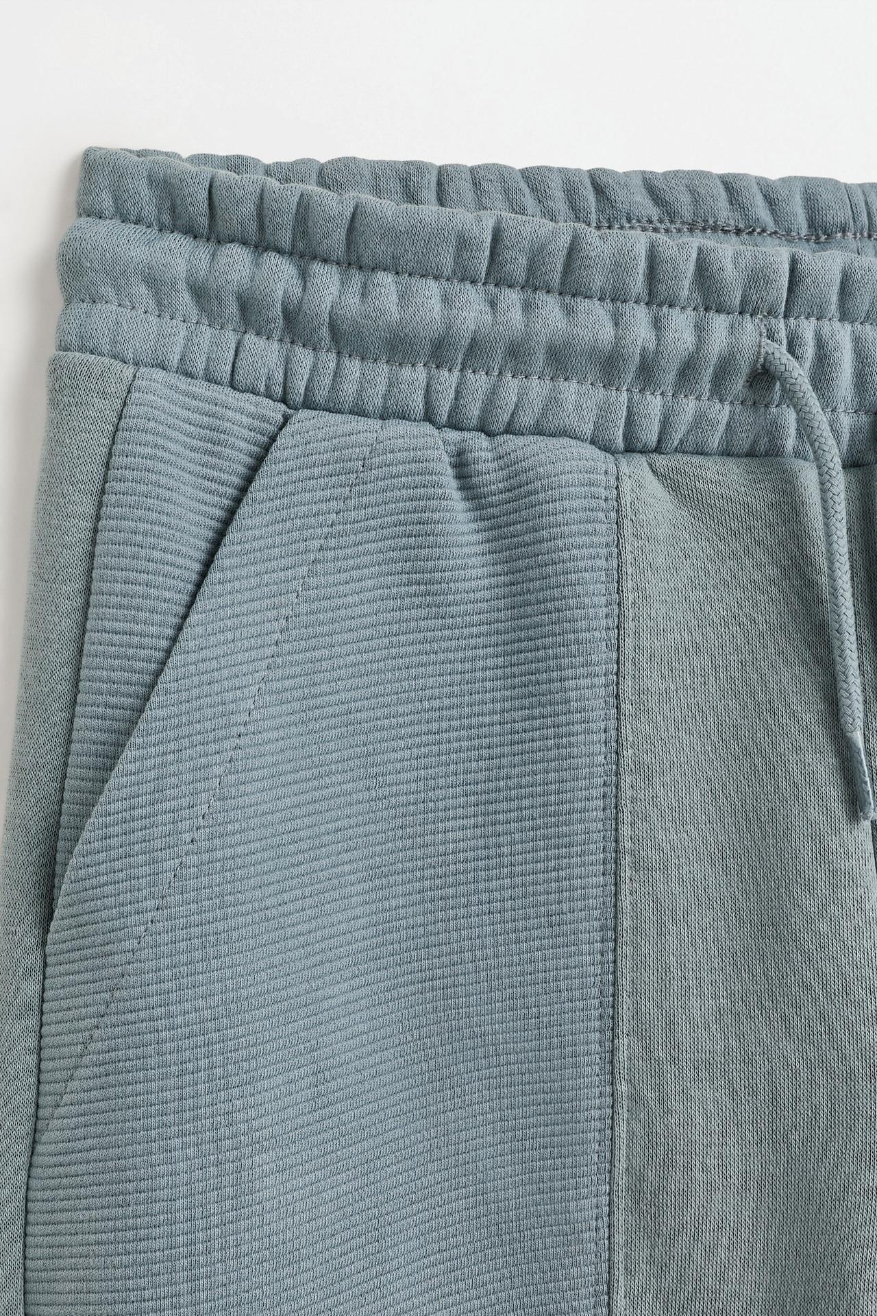 Ottoman plush joggers — MEDIUM TURQUOISE