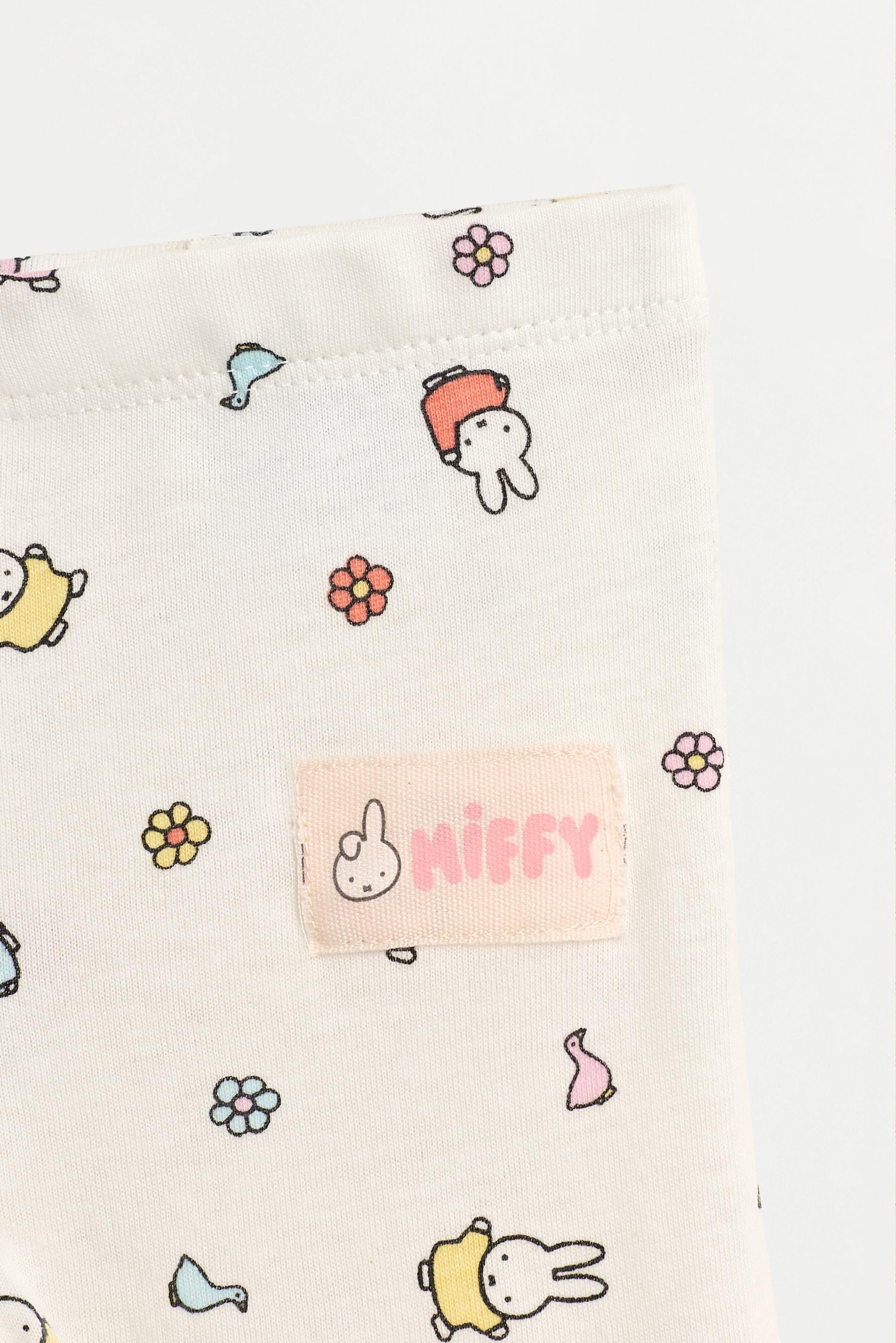 Miffy bodysuit and leggings set — WHITE