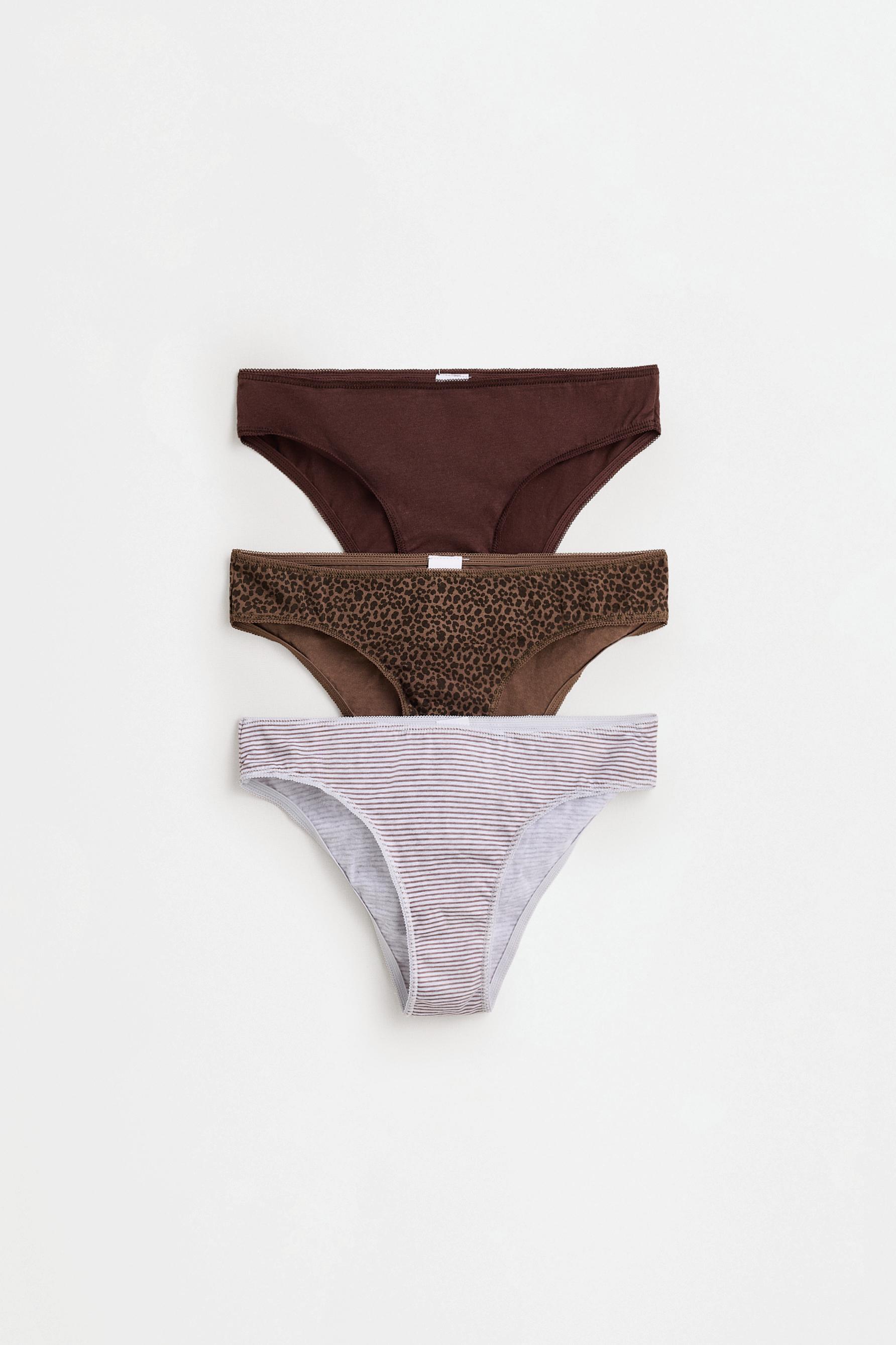 100% Cotton Brazilian Briefs (3-Pack) — YELLOW