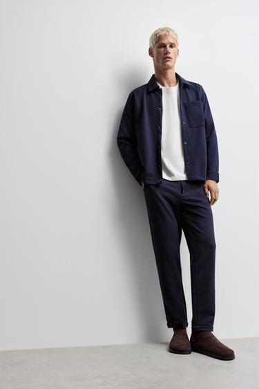Piqué joggers — NAVY 5