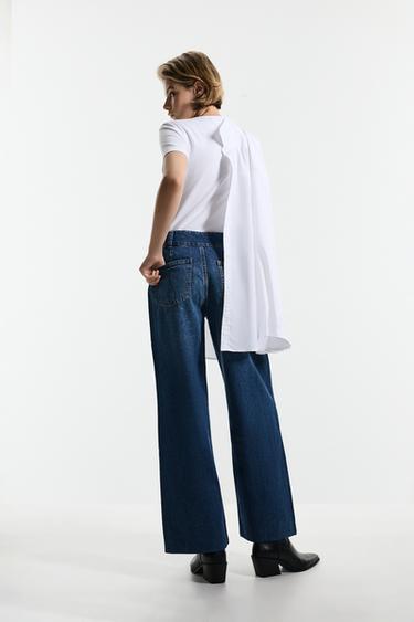 Wide-leg jeans with pockets — PALE INDIGO 4