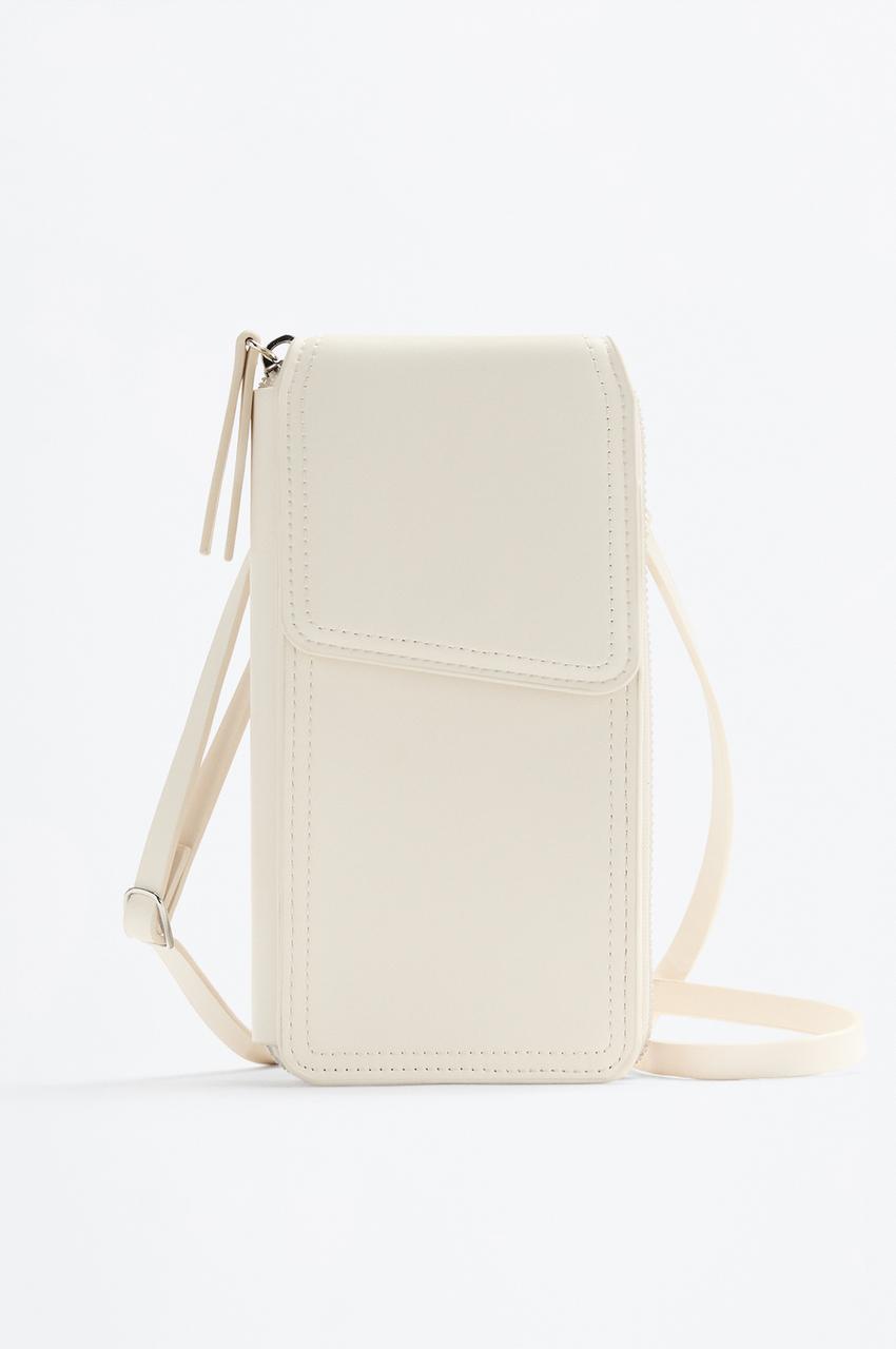 Porta móvil textura Bandolera BOLSOS Mujer Lefties ESPAÑA