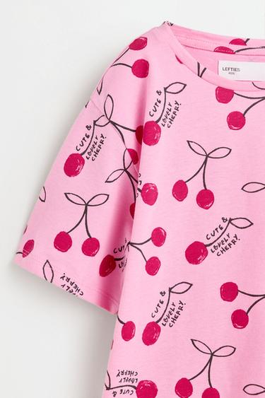 Cherry print pyjamas — BUBBLEGUM PINK 4