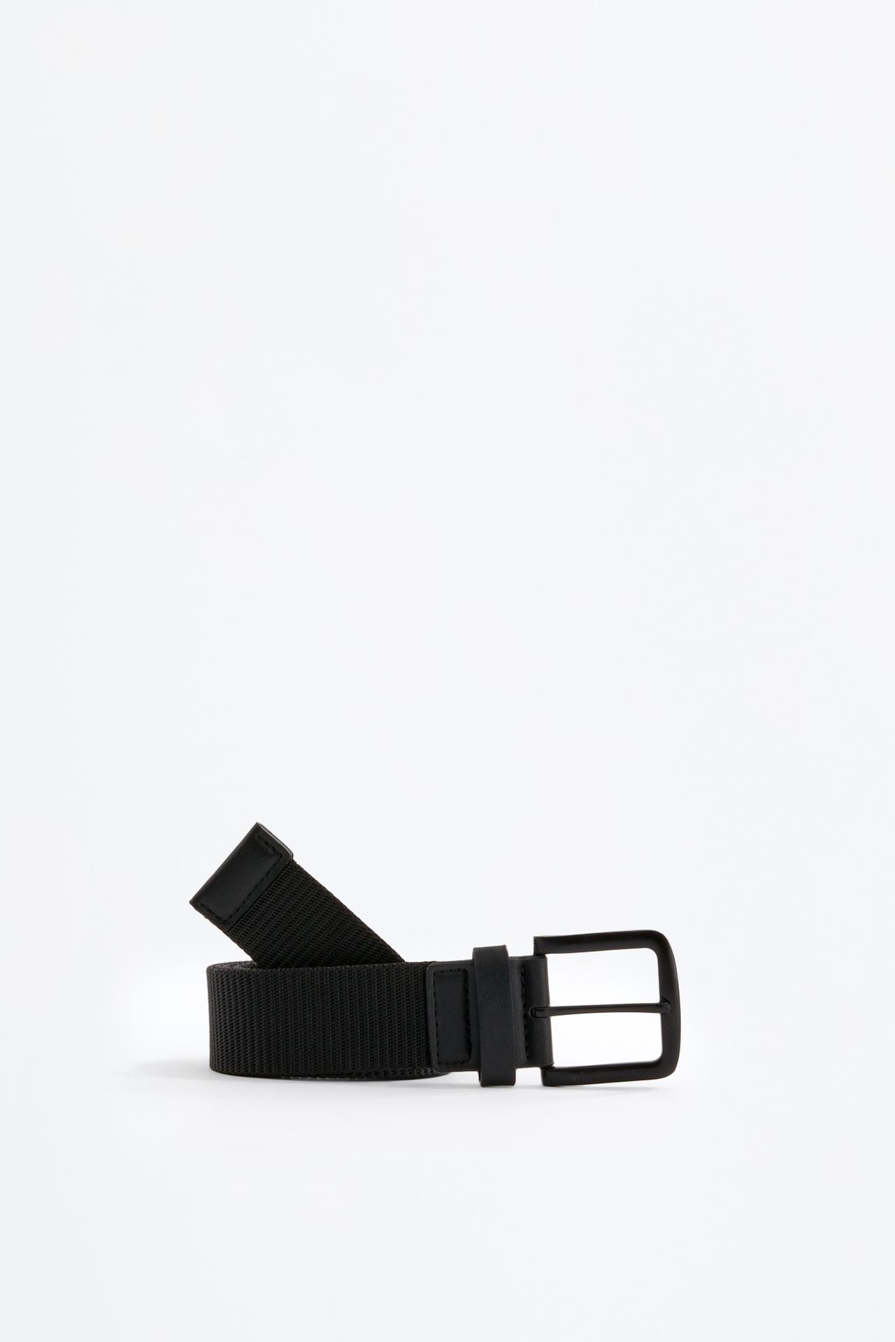 Textured belt — BLACK