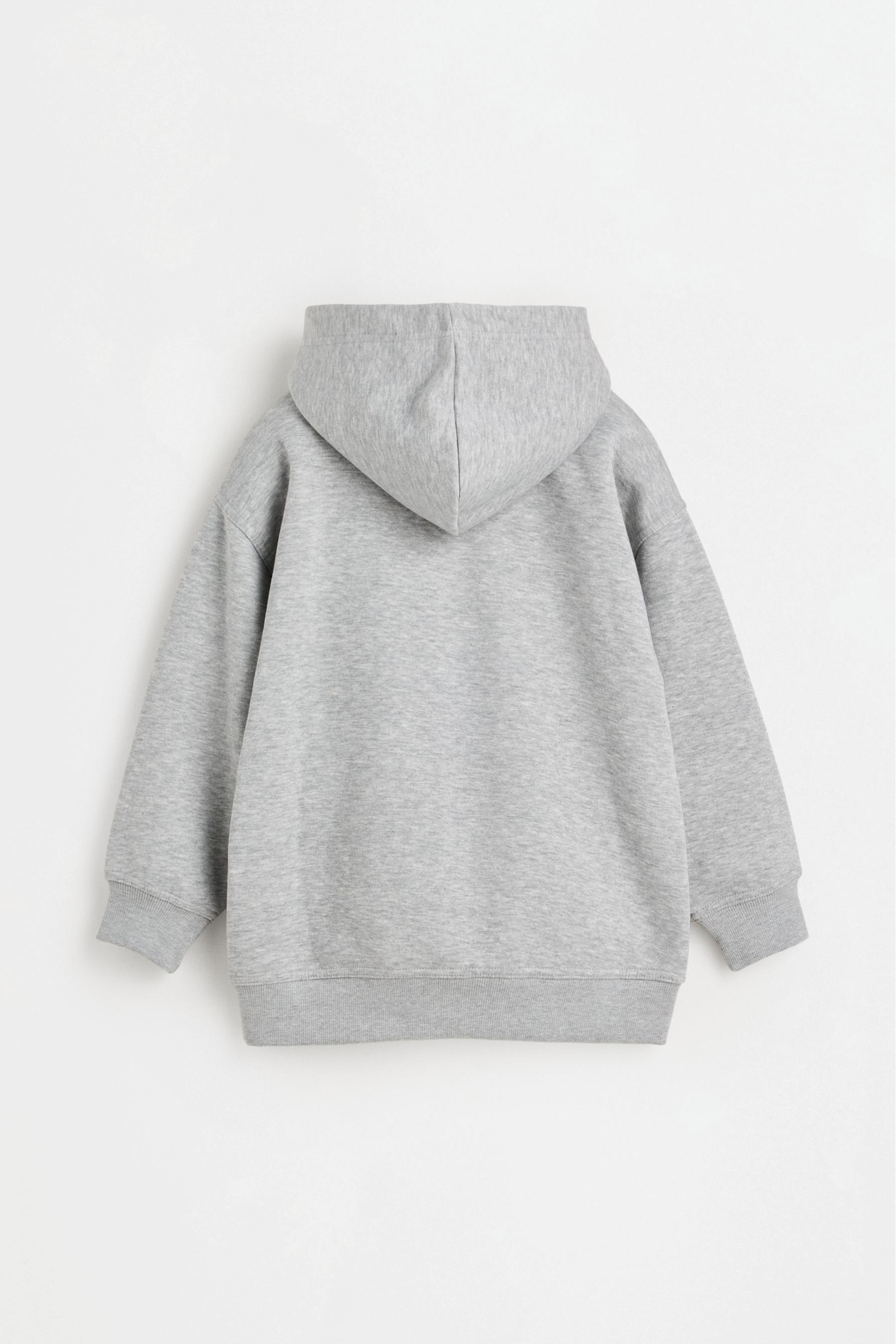 Hoodie — GREY MARL
