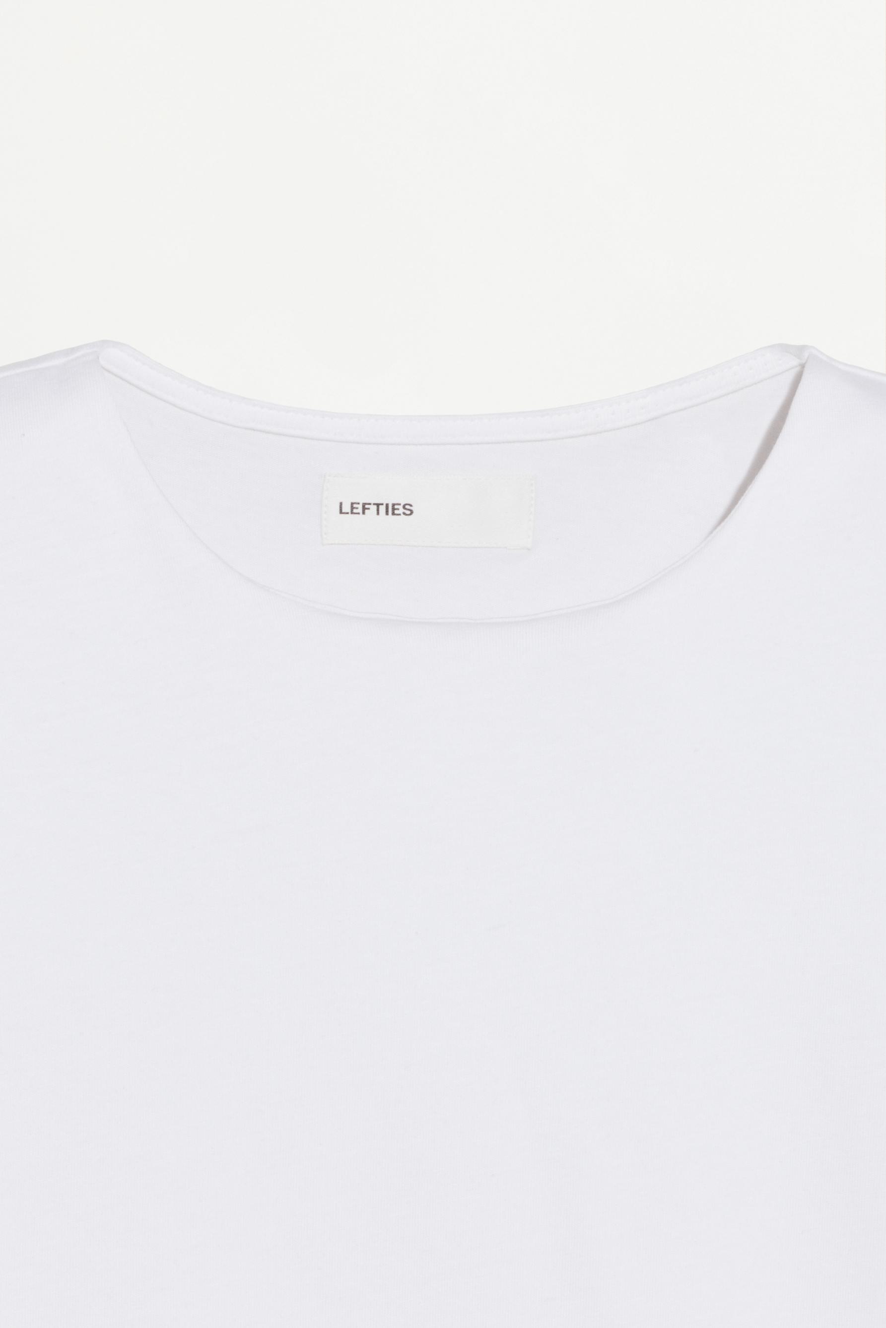 Round neck T-shirt — WHITE