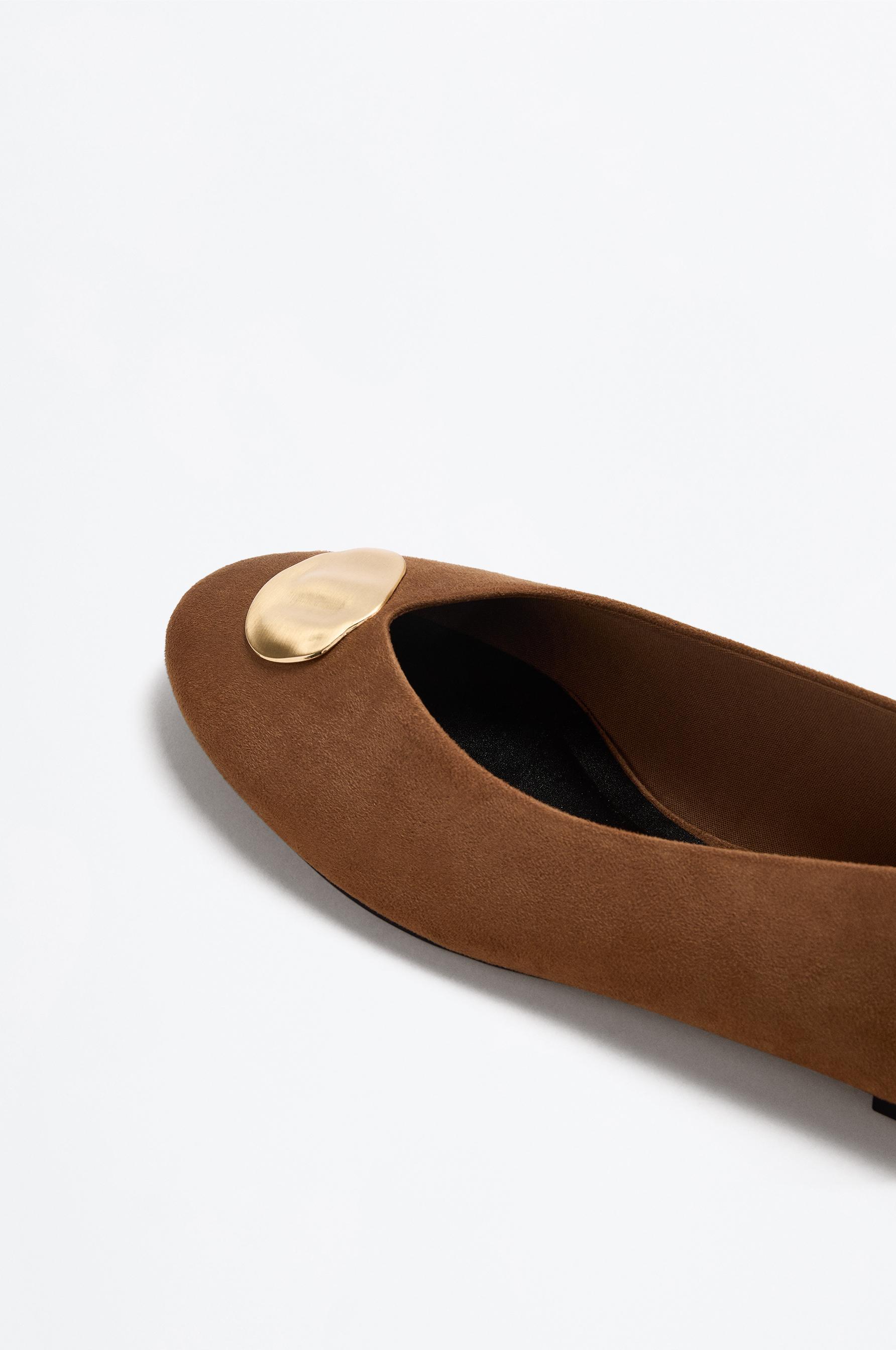 Ballerina with metal detail — LEATHER